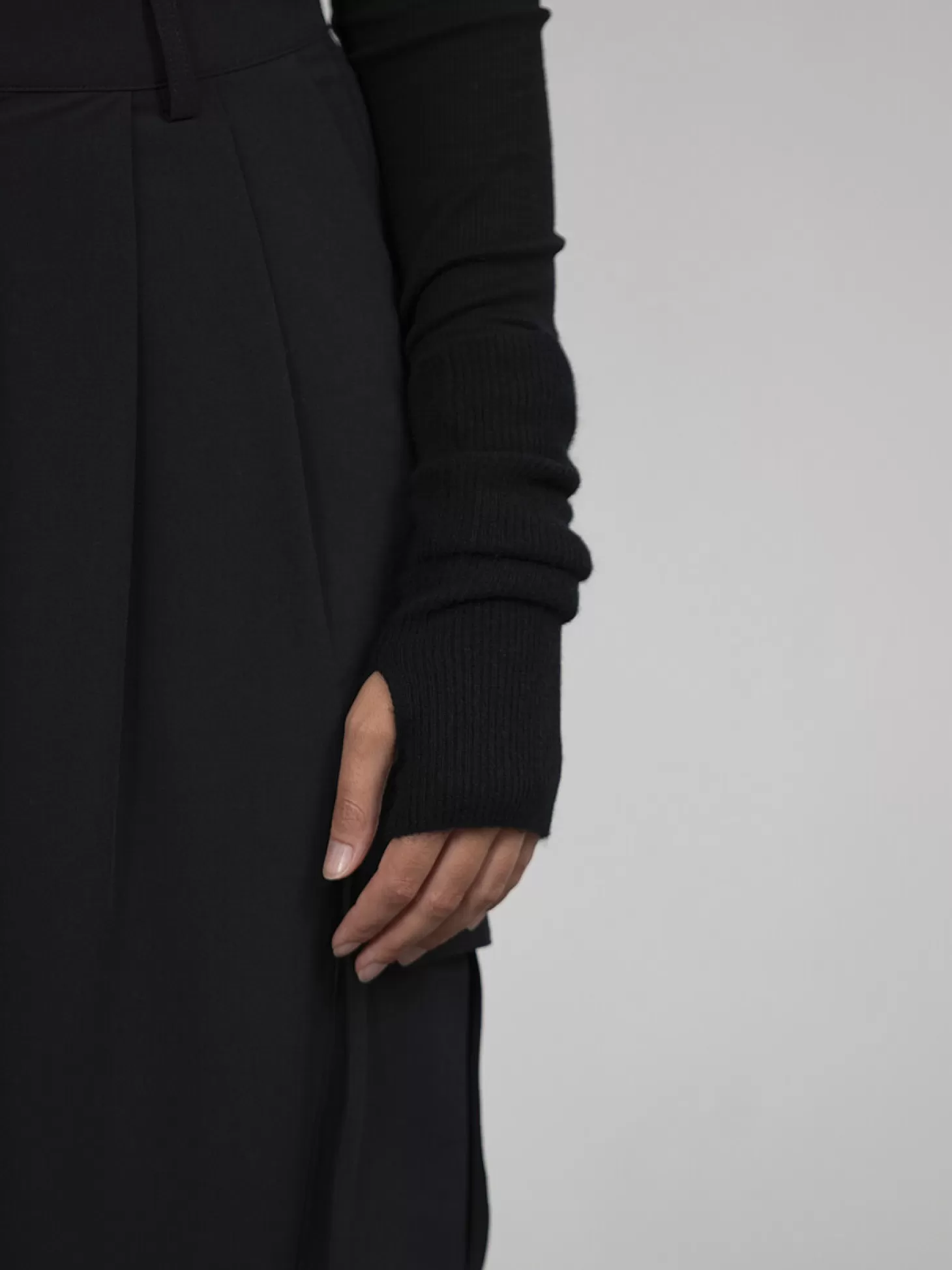 Les Soeurs Cashmere Handschoenen Rae Black Shop