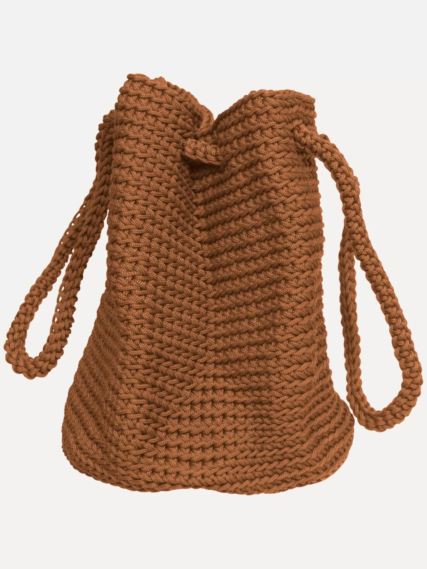 Les Soeurs Crochet Shopper Ellie Toffee Clearance