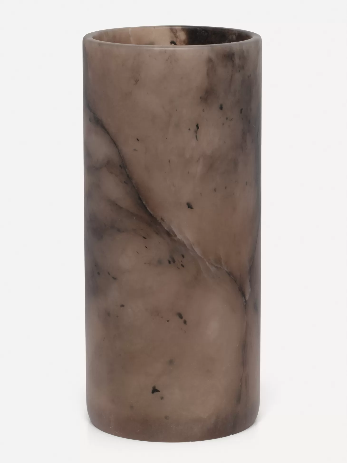 Les Soeurs Cylinder Alabaster Kaarsenhouder (Extra Large) Tabac Cheap