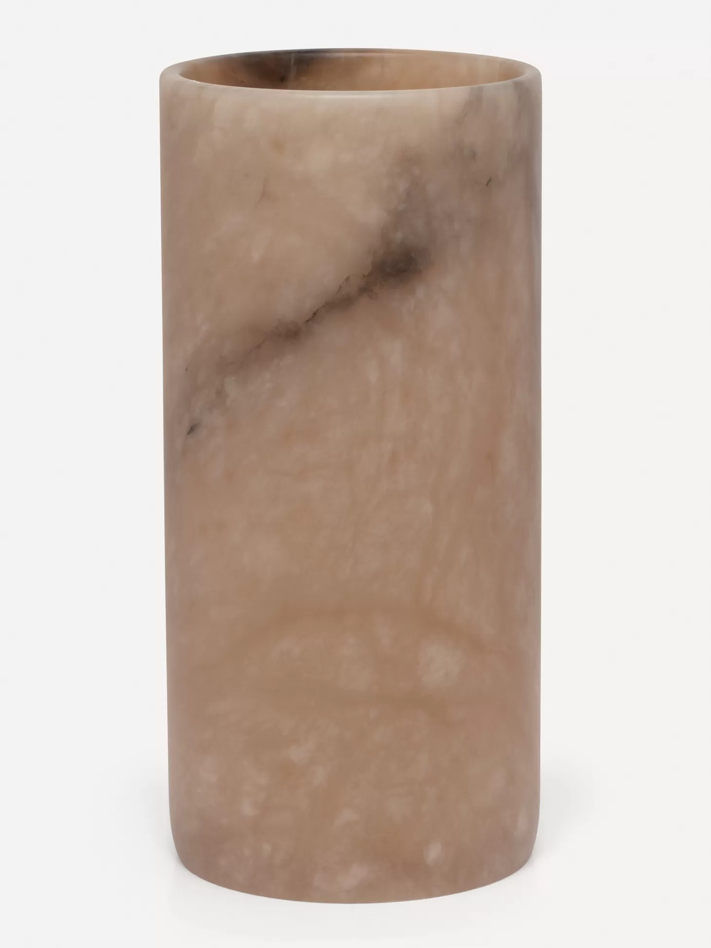 Les Soeurs Cylinder Alabaster Kaarsenhouder (Extra Large) Tabac Cheap