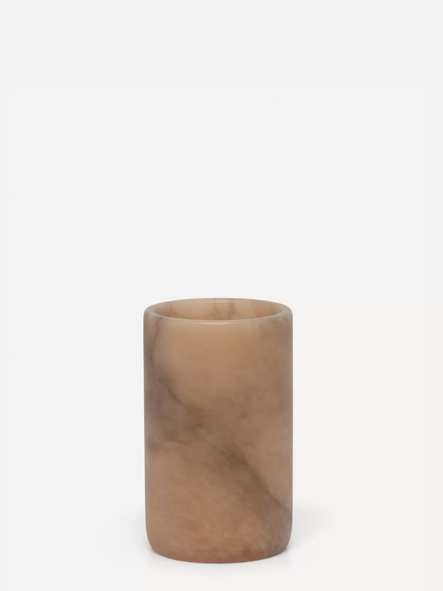 cylinder_alabaster_kaarsenhouder_small_3.webp Les Soeurs Cylinder Alabaster Kaarsenhouder (Small) Tabac Sale