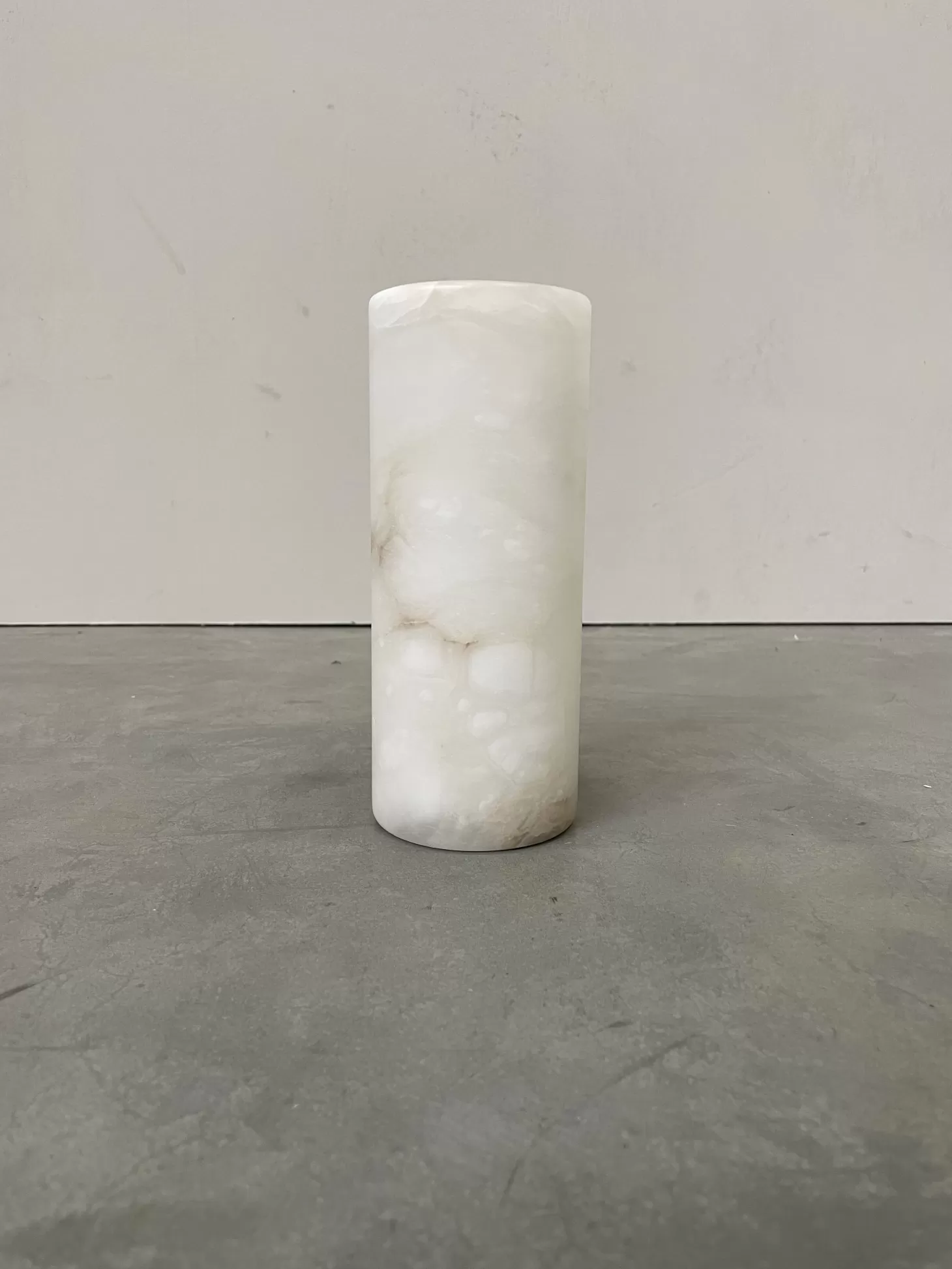 Les Soeurs Cylinder Alabaster Waxinelichthouder (Large) White Store