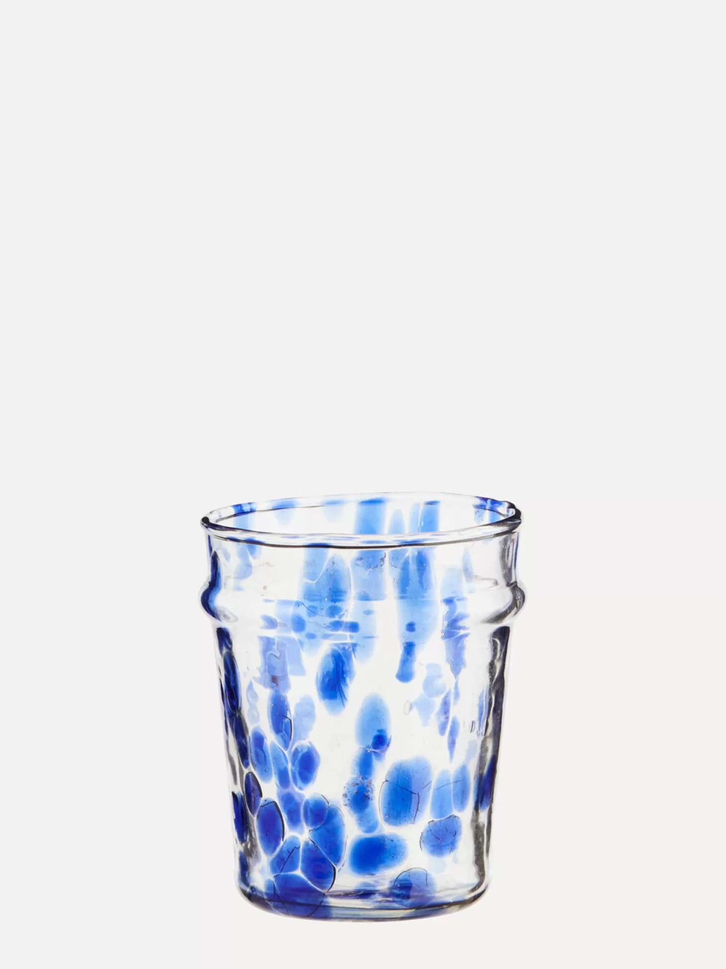 Madam Stoltz Drinkglas Clear Blue Online