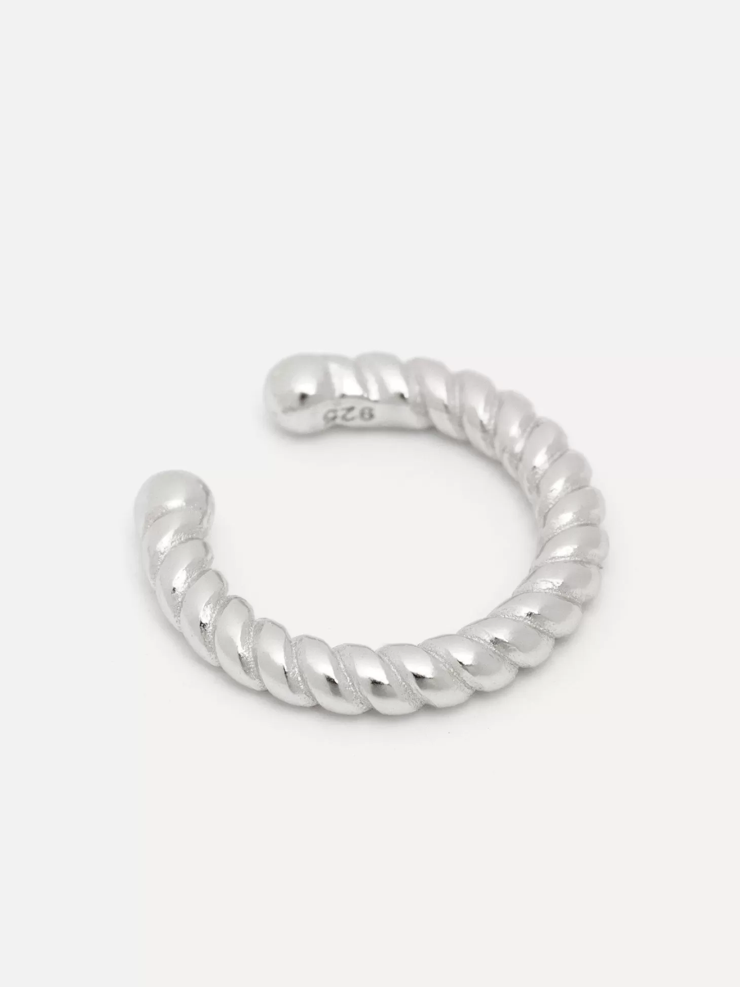 Les Soeurs Ear Cuff June Twisted Silver Cheap