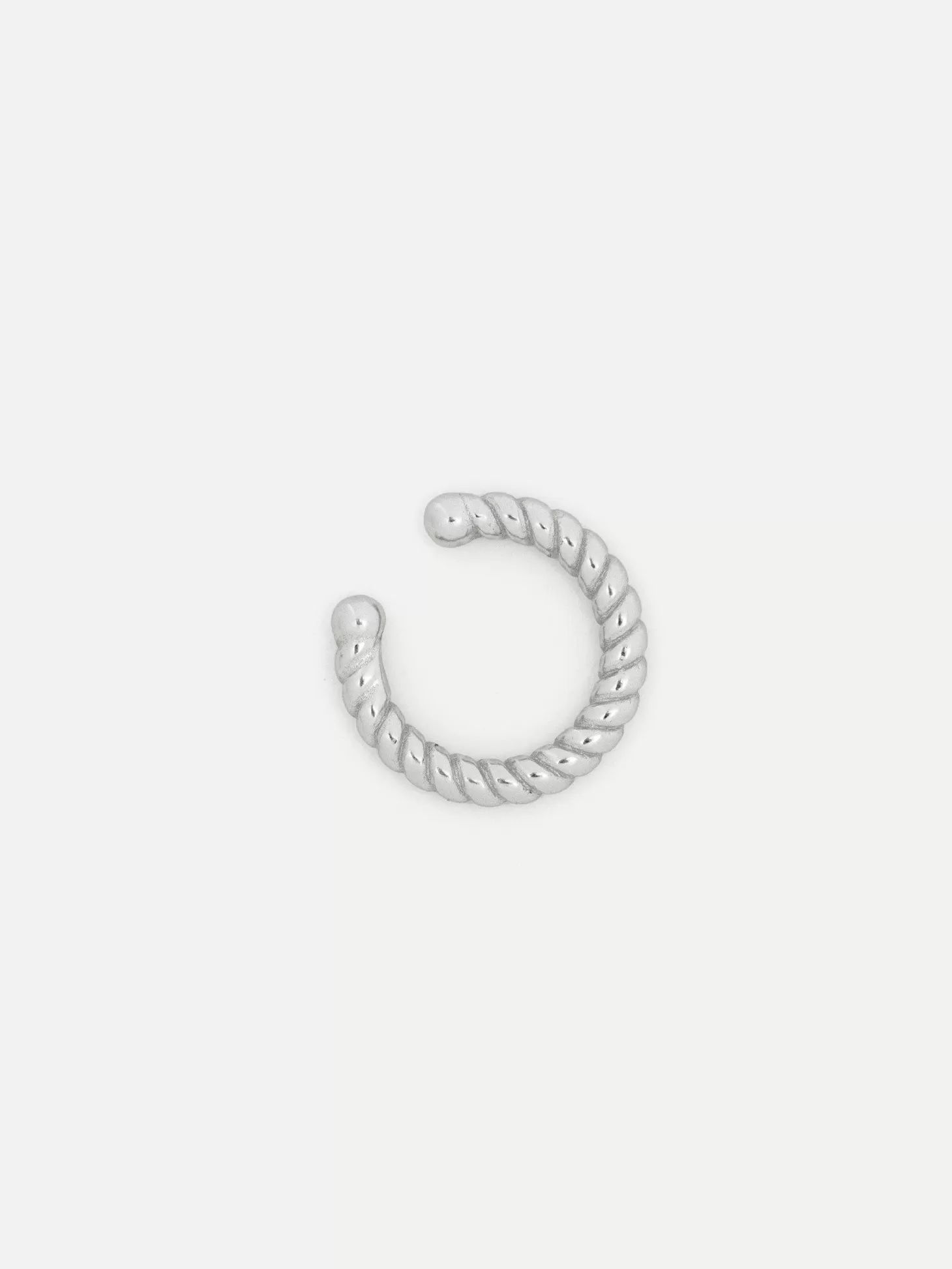 Les Soeurs Ear Cuff June Twisted Silver Cheap