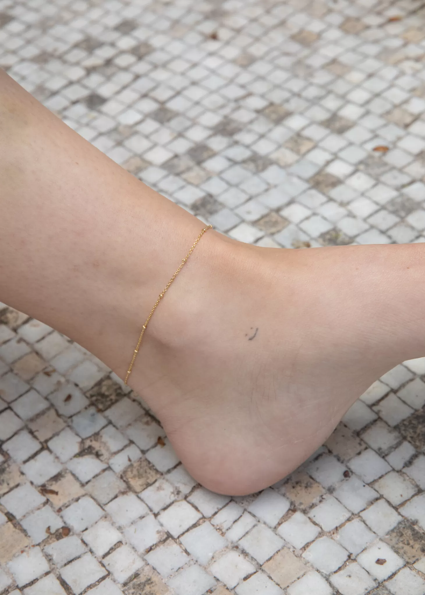 Les Soeurs Enkelbandje Helle Mini Dots Gold Fashion