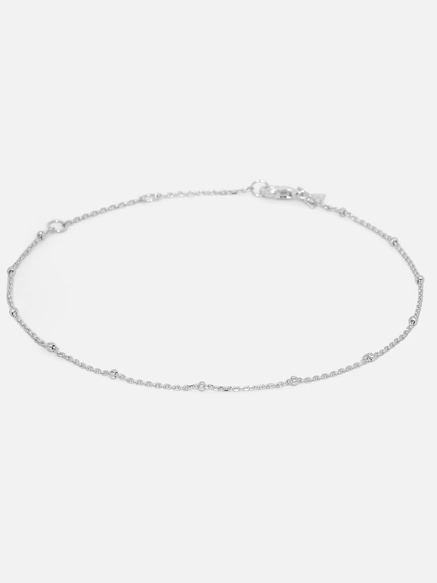 Les Soeurs Enkelbandje Helle Mini Dots Silver Discount