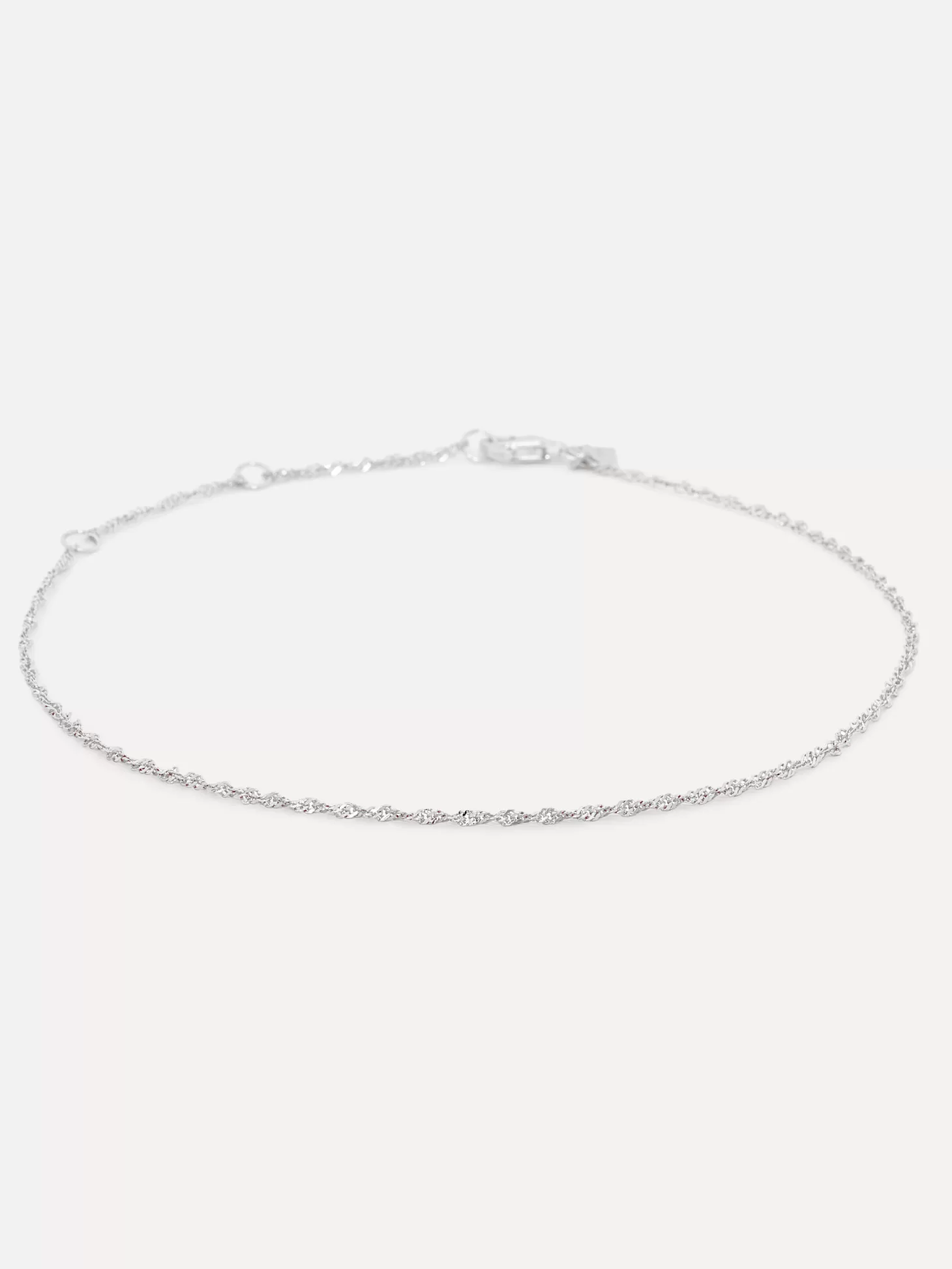 Les Soeurs Enkelbandje Helle Twisted Silver Clearance