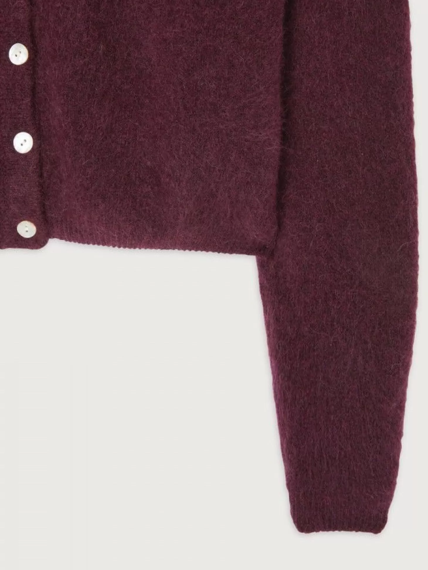 American Vintage Gebreide Cardigan Vitow Acajouch Sale