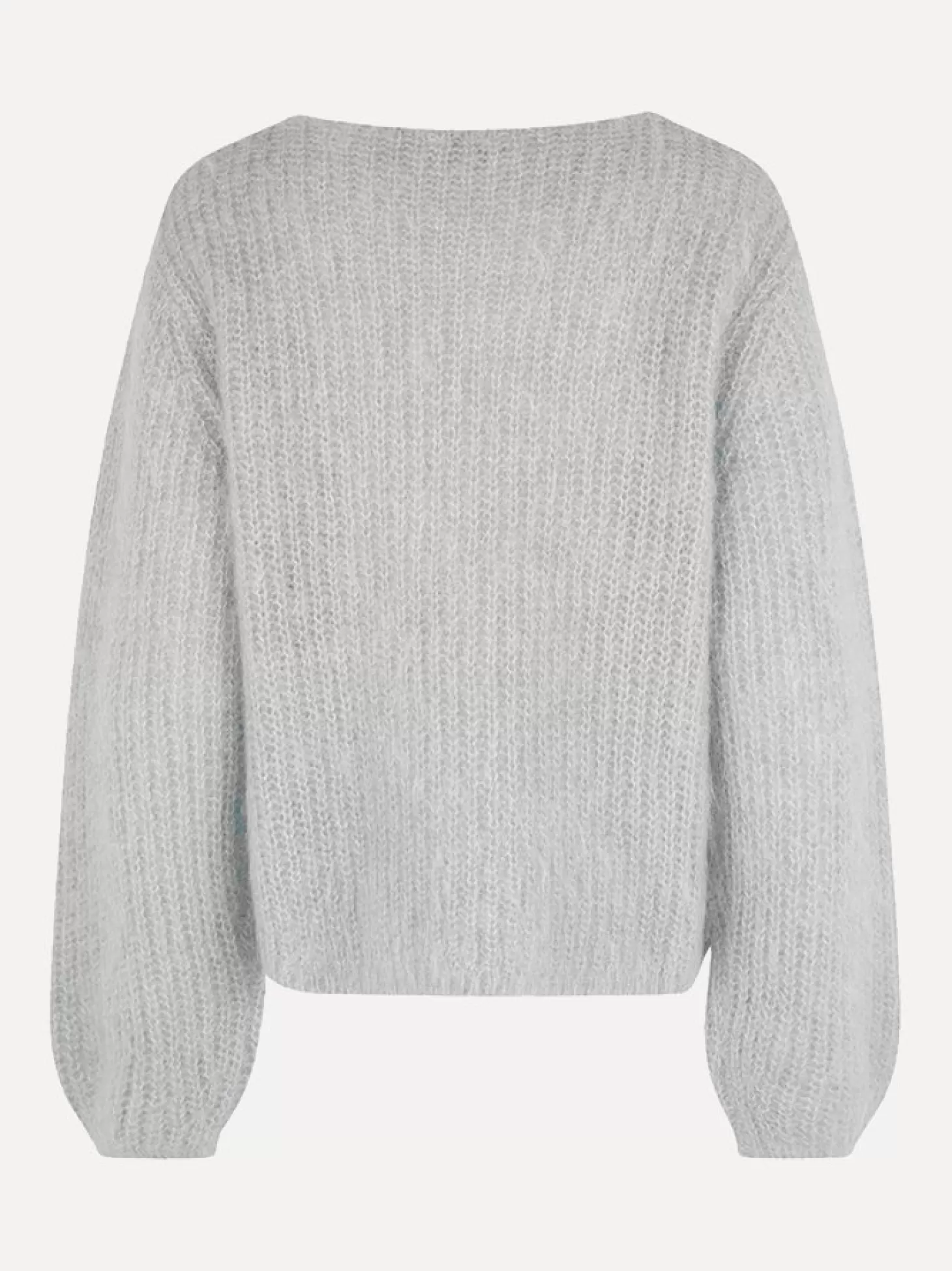 MBYM Gebreide Trui Corucci Letizia Light Grey Melange Fashion