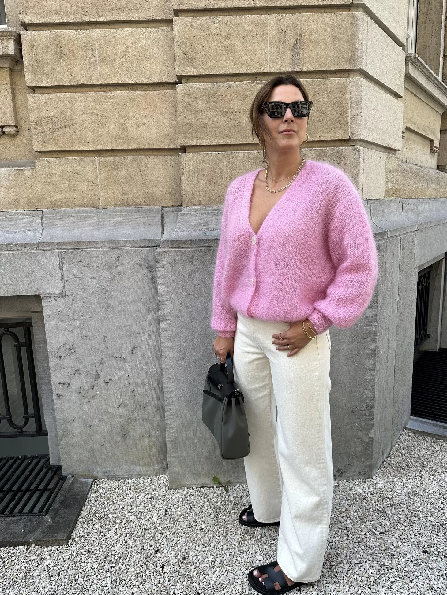 Le Marais Gebreide Vest Xavier Lila Flash Sale