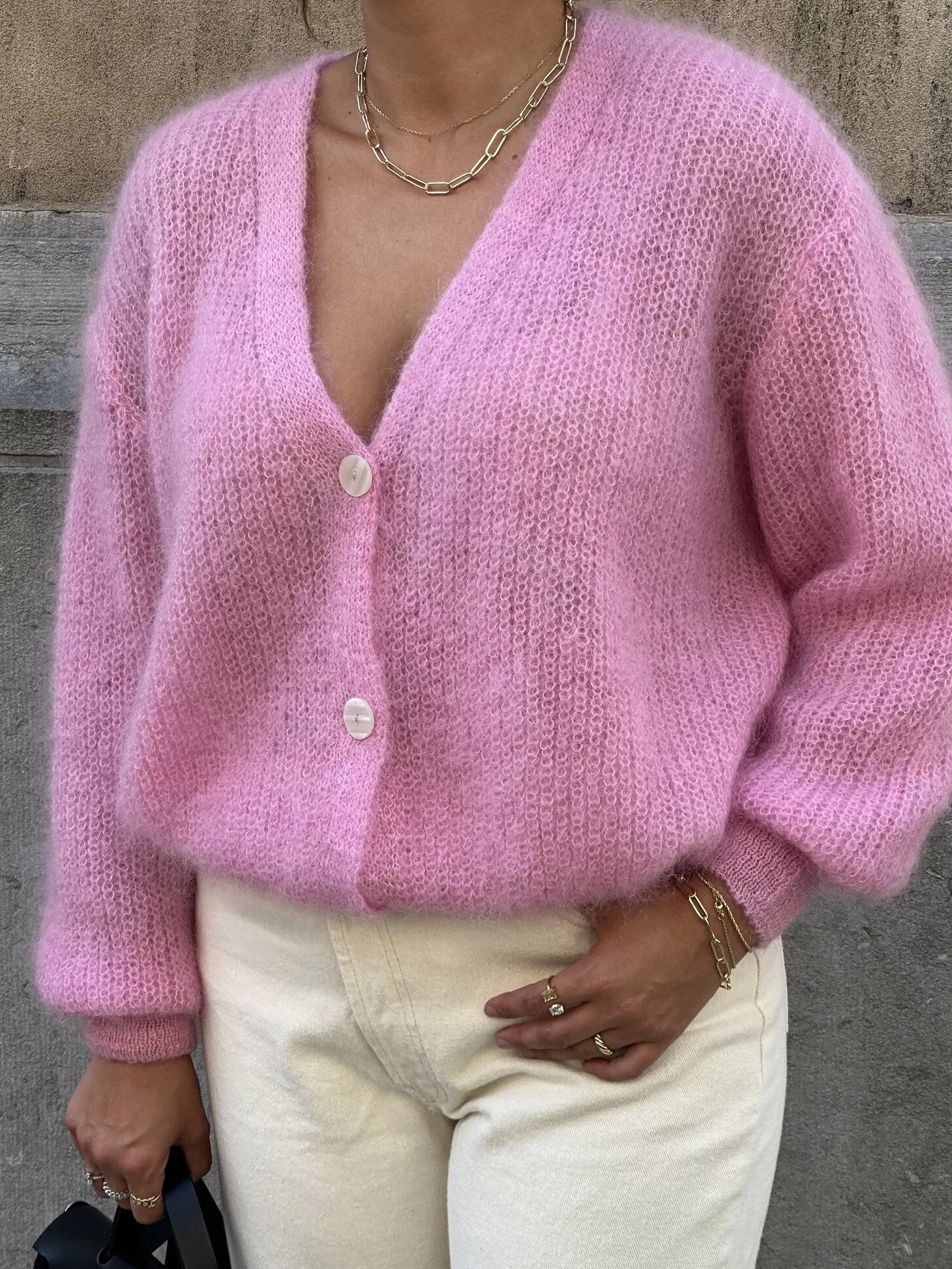 Le Marais Gebreide Vest Xavier Lila Flash Sale