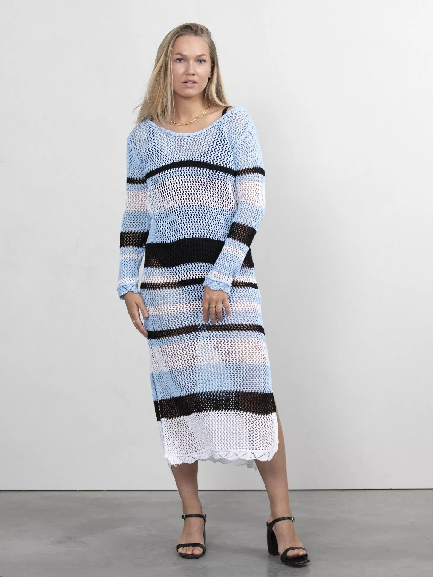 Le Marais Gehaakte Jurk Ivy Striped Cheap