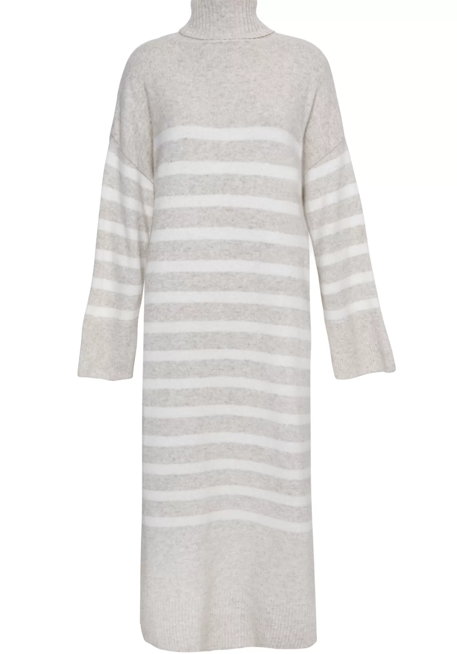 Les Soeurs Gestreept Gebreide Jurk Penelope Beige Shop