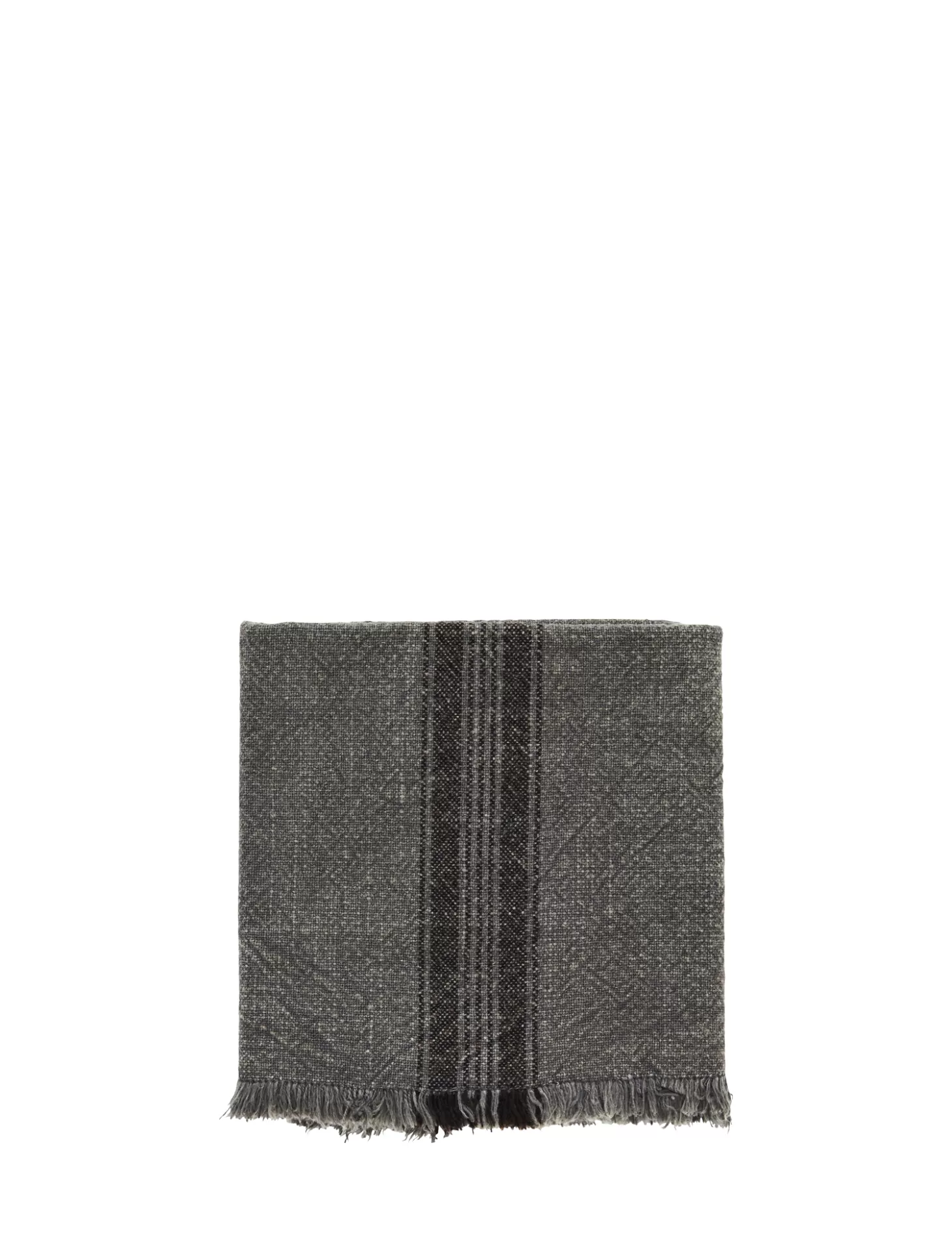 Madam Stoltz Gestreepte Keukenhanddoek Dark Grey, Black Shop
