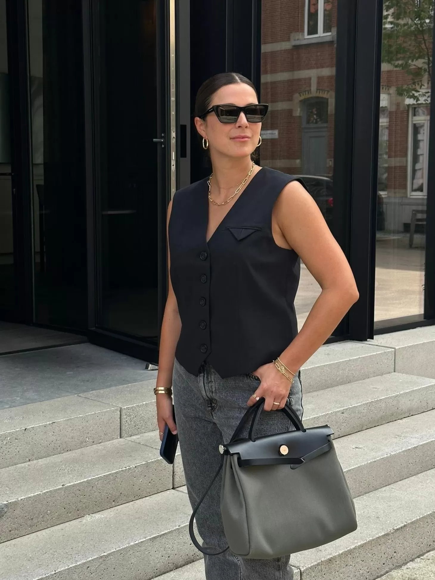 MBYM Gilet Flavio Black Clearance