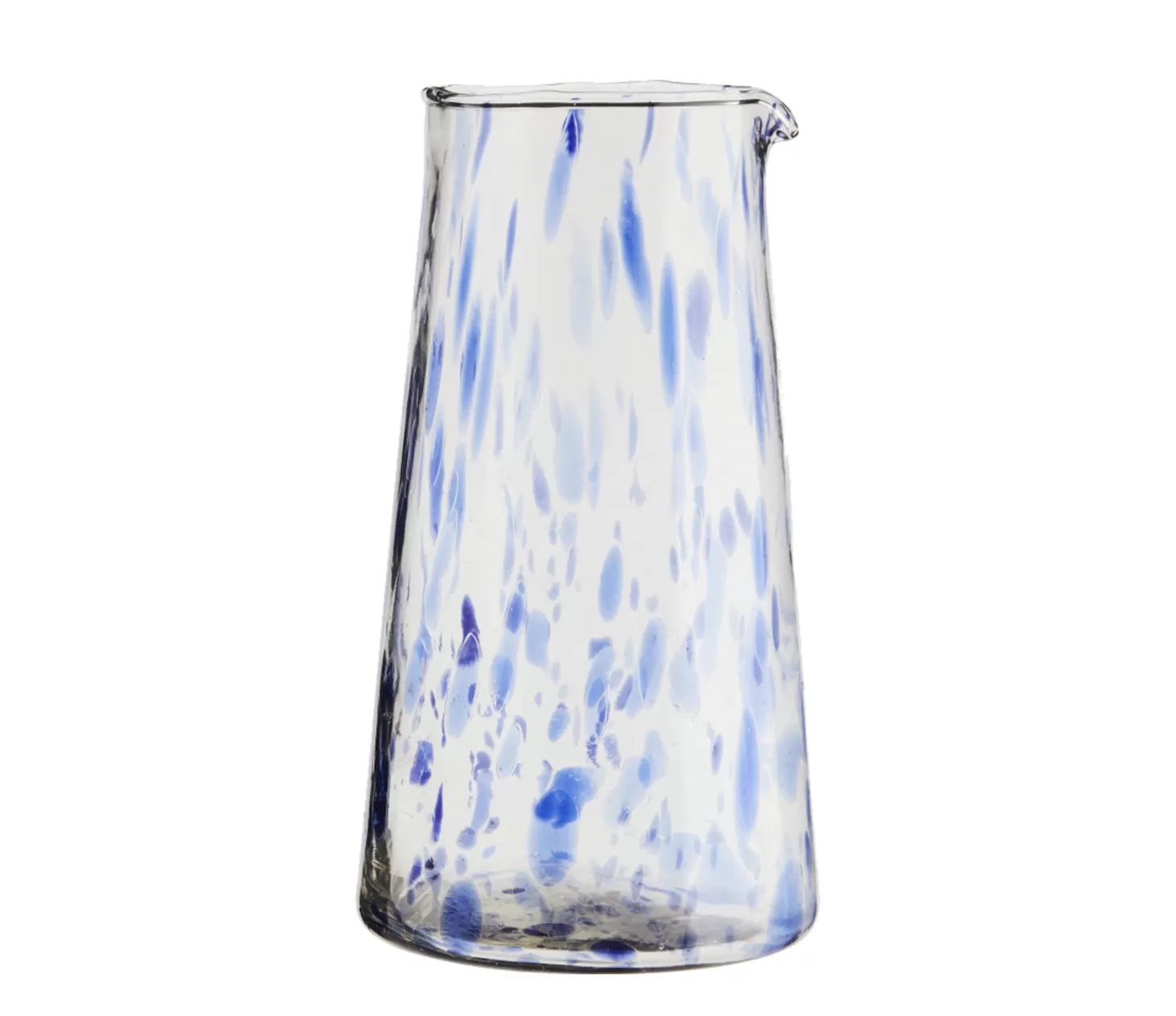Madam Stoltz Glazen Kan Clear Blue Outlet