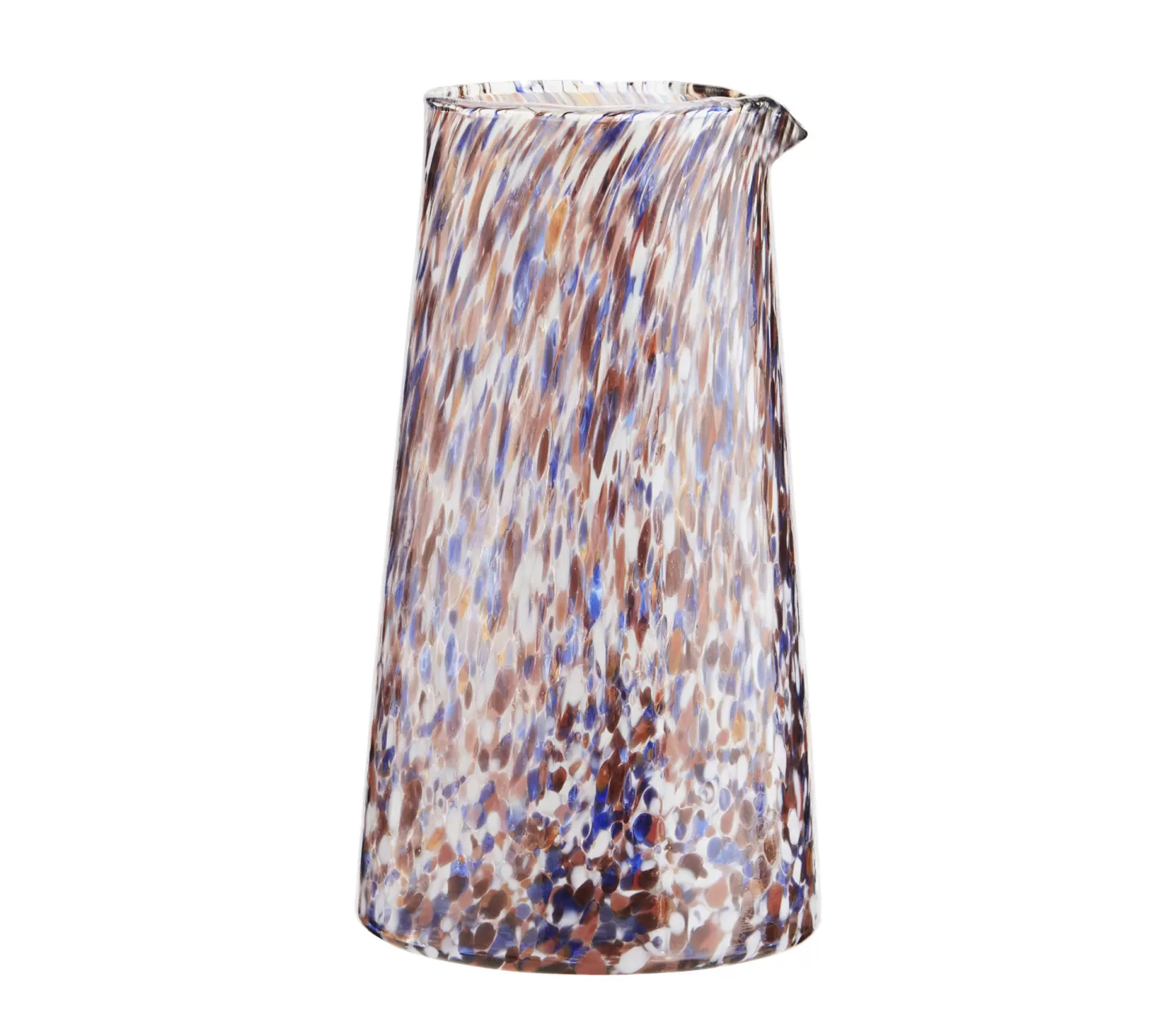 Madam Stoltz Glazen Kan Orange/Blue/Clear/White Flash Sale