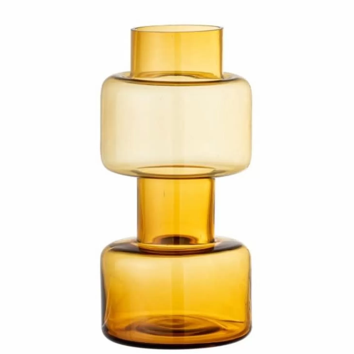 Bloomingville Glazen Vaas Benette Yellow Discount