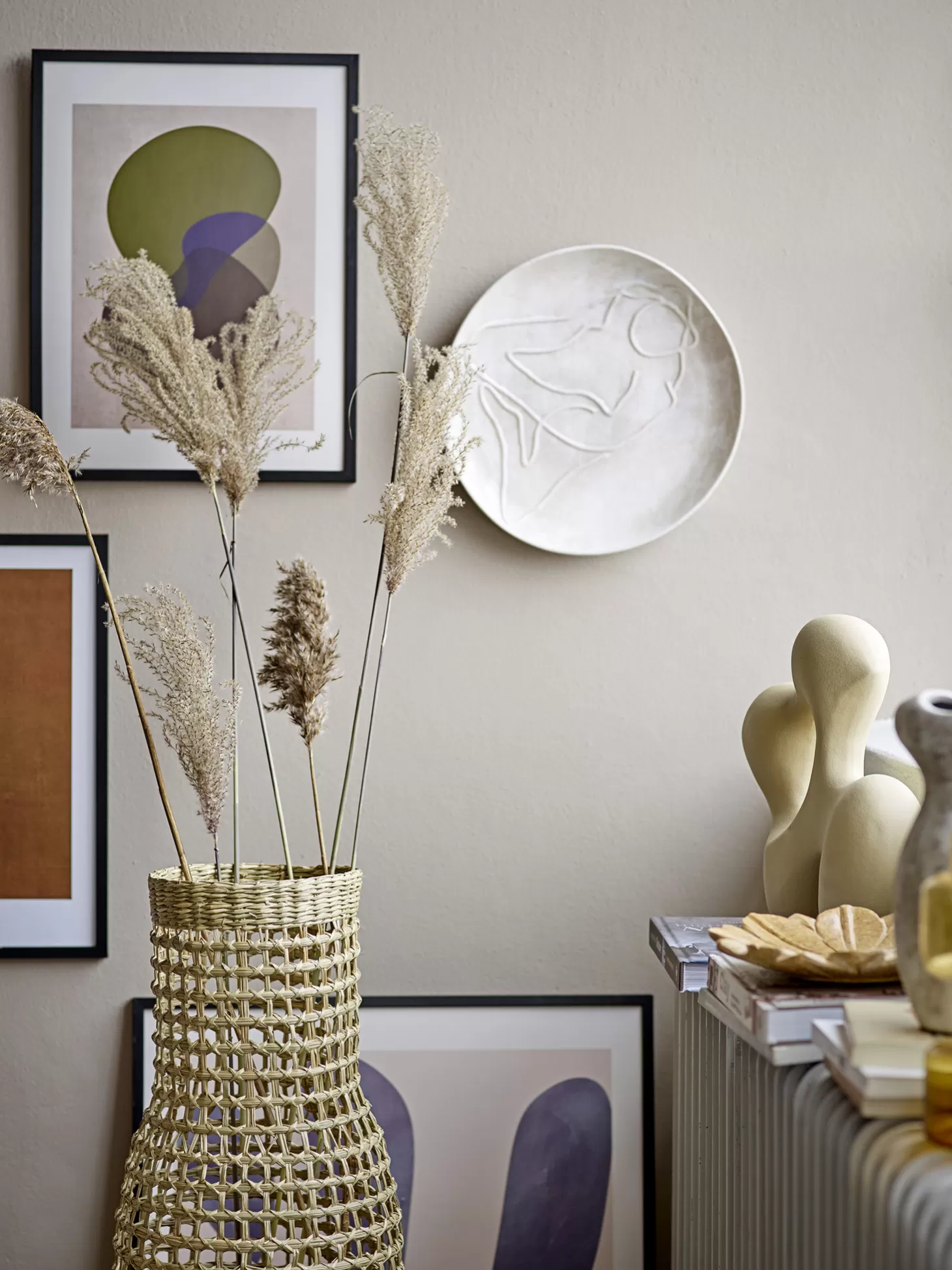 Bloomingville Glazen Vaas Benette Yellow Discount