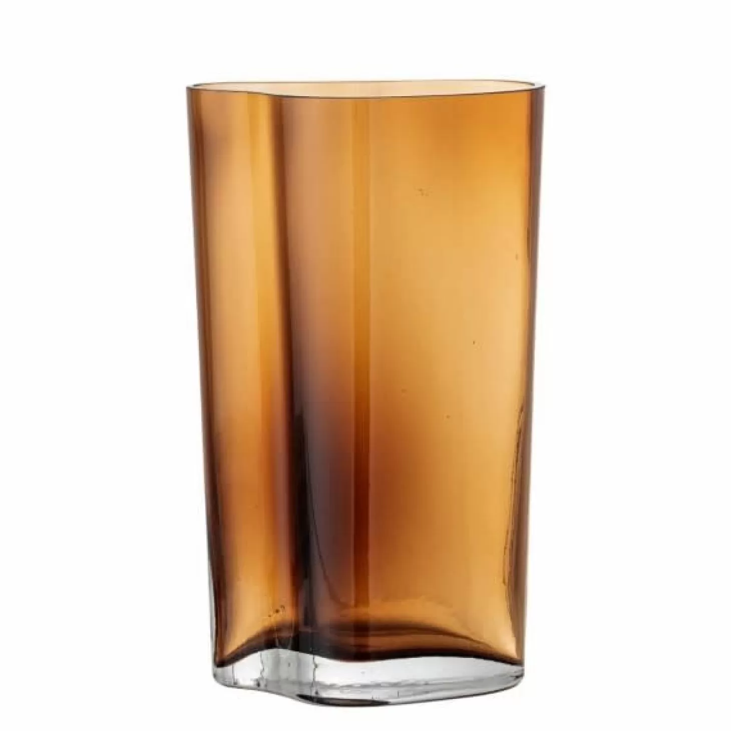Bloomingville Glazen Vaas Benia Brown Flash Sale