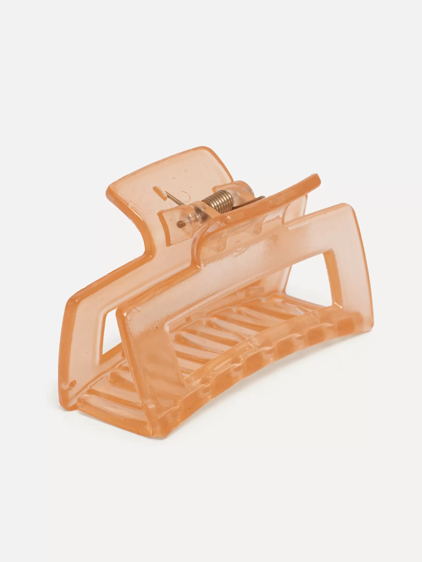 Les Soeurs Hair Clip Rectangle Peach Cheap