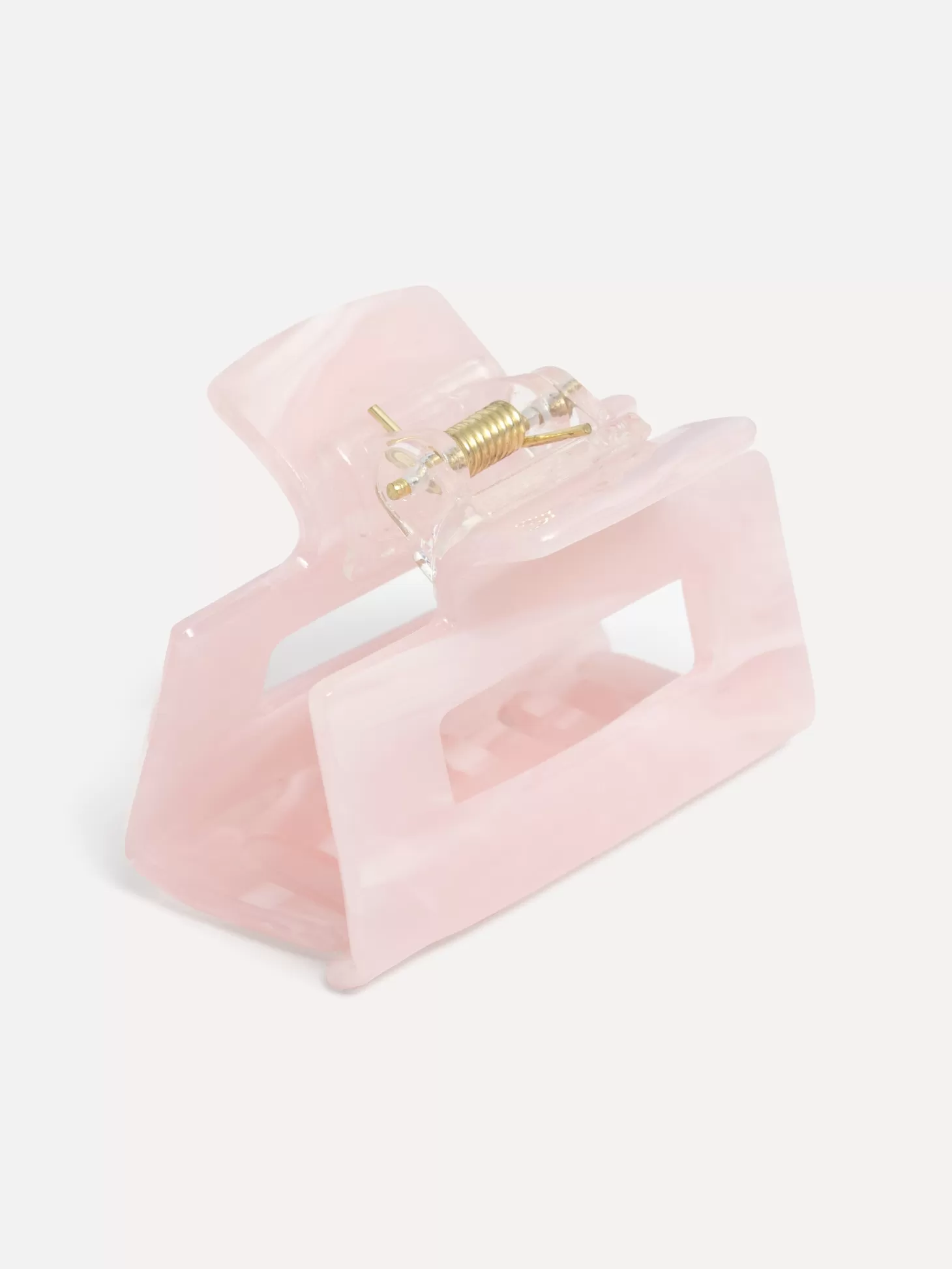 Les Soeurs Hair Clip Rectangle Light Pink Best