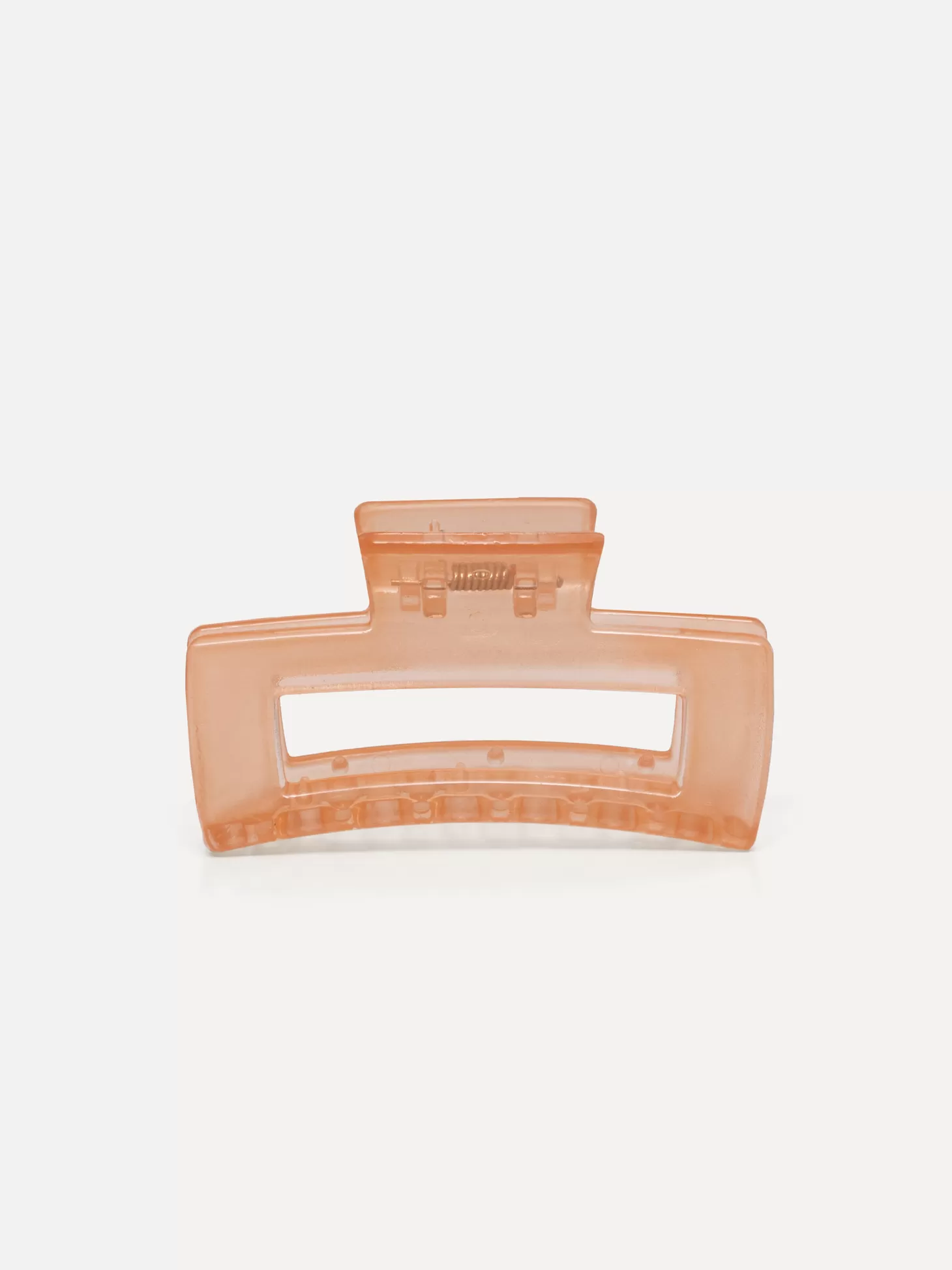 Les Soeurs Hair Clip Rectangle Peach Cheap
