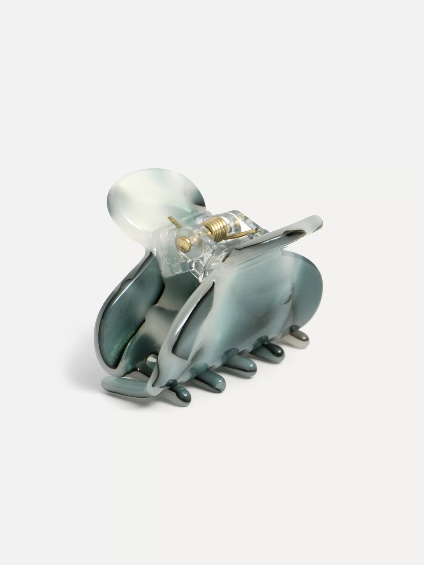 Les Soeurs Hair Clip Round Dark Green Discount