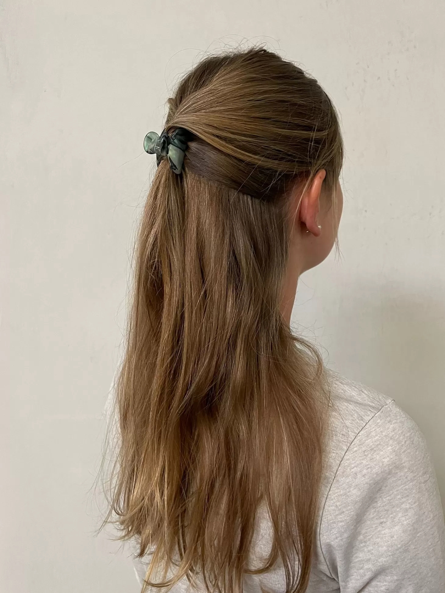 Les Soeurs Hair Clip Round Dark Green Discount
