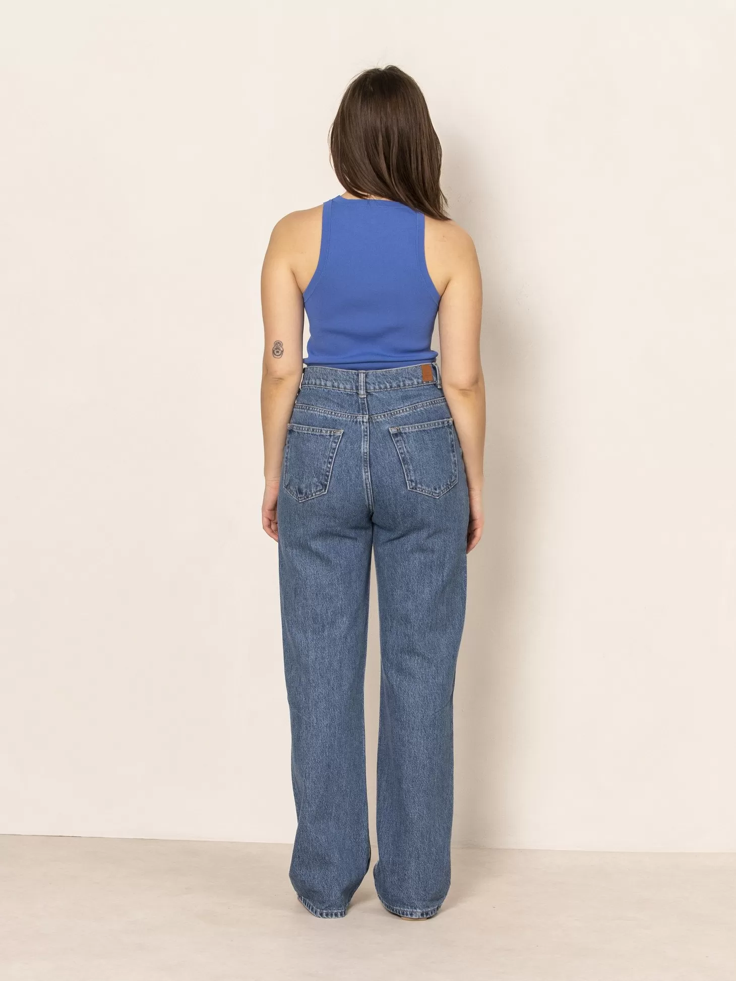 Les Soeurs Jeans Erica Mid Blue Best Sale