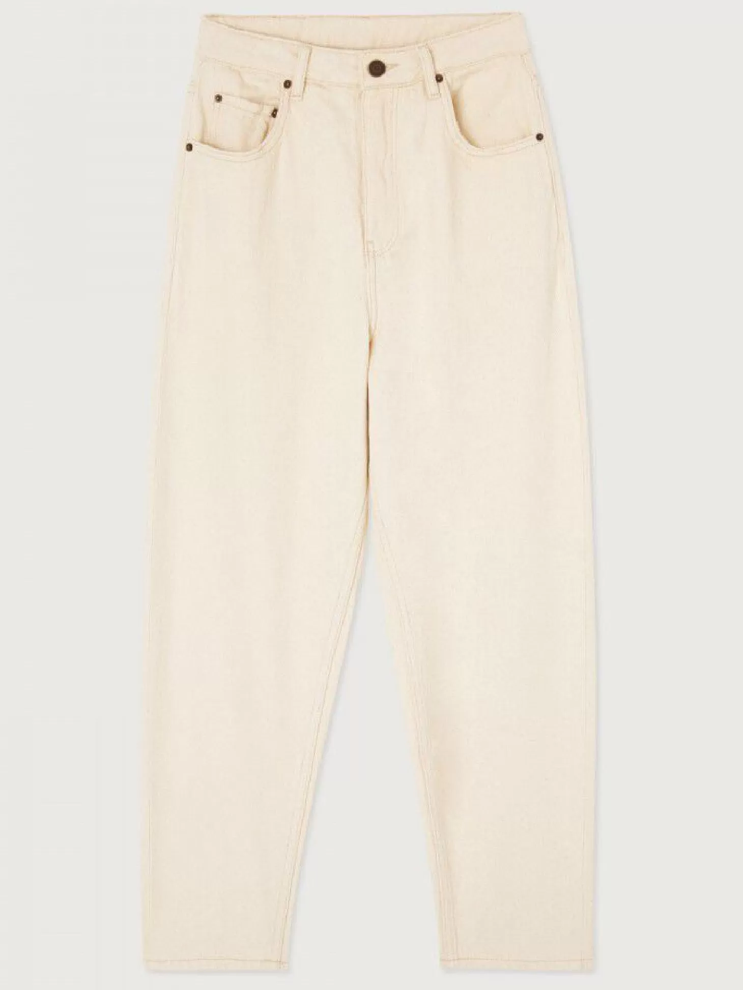 American Vintage Jeans Tineborow Ecru Cheap