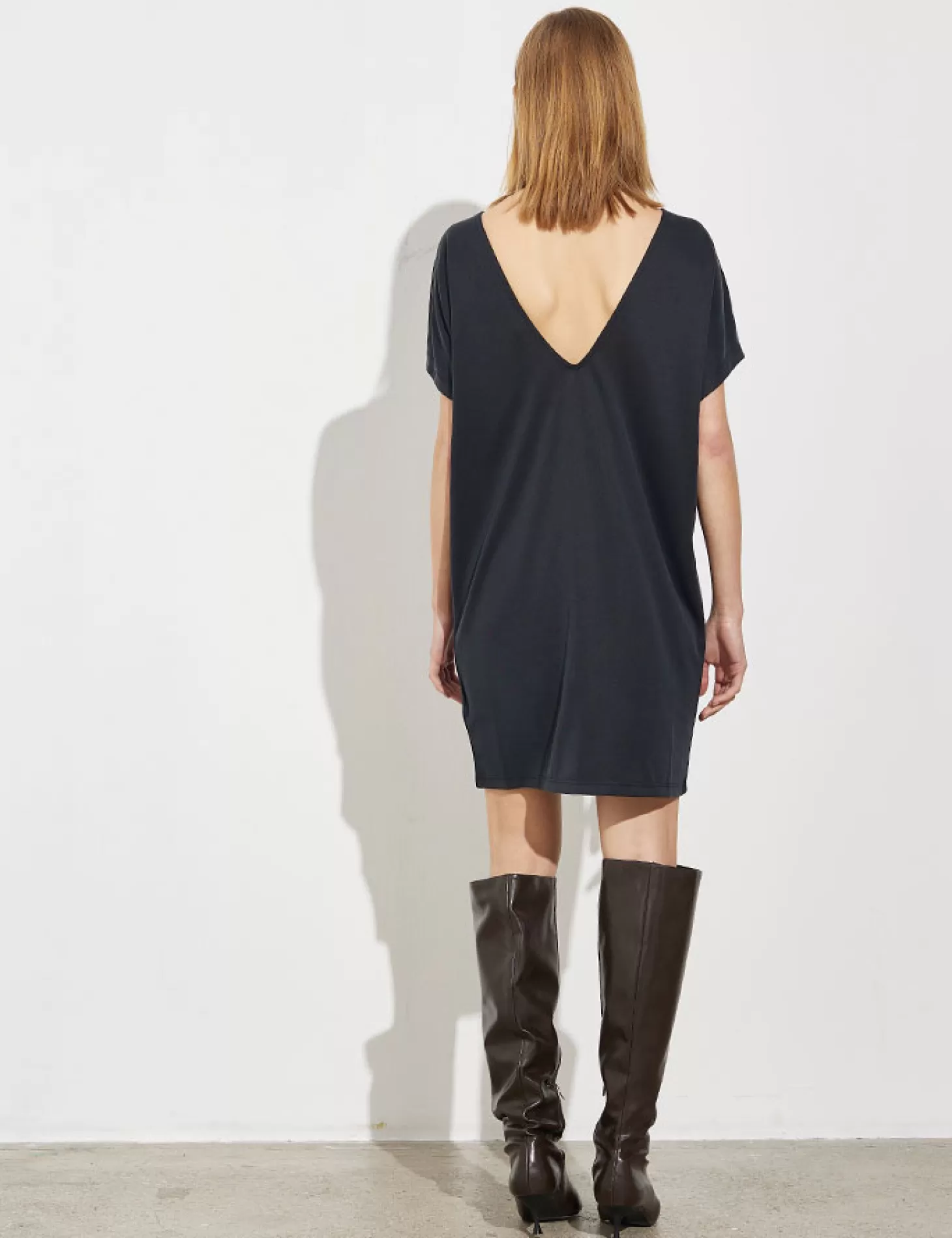 MBYM Jersey Jurk Kattie Bosko Black Cheap