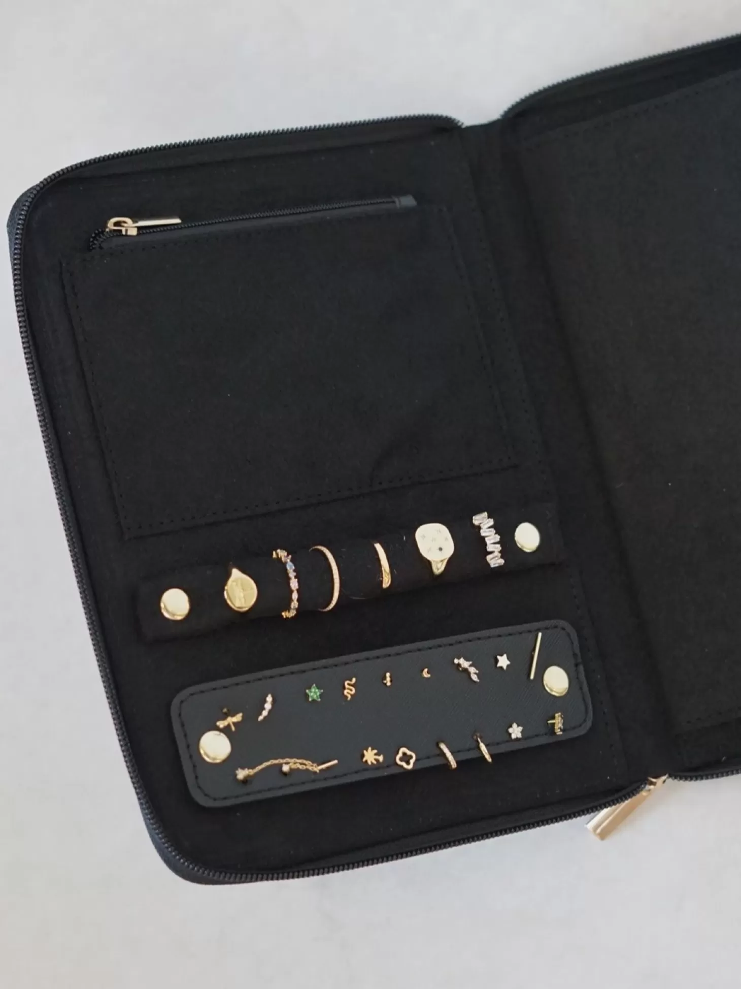 Les Soeurs Juwelen Case Mae Black Clearance