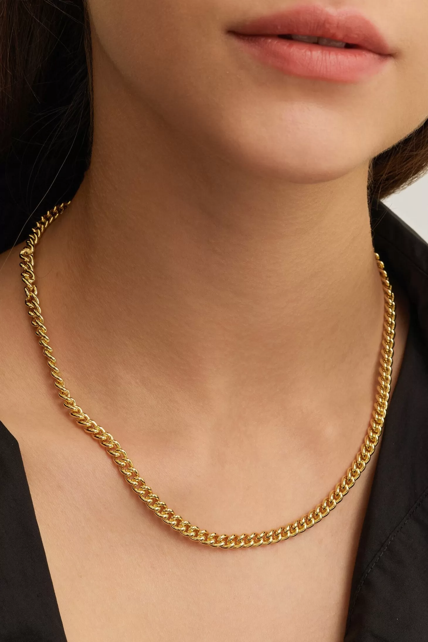 ketting_rana_curb_chain_2.webp Les Soeurs Ketting Rana Curb Chain Gold Discount