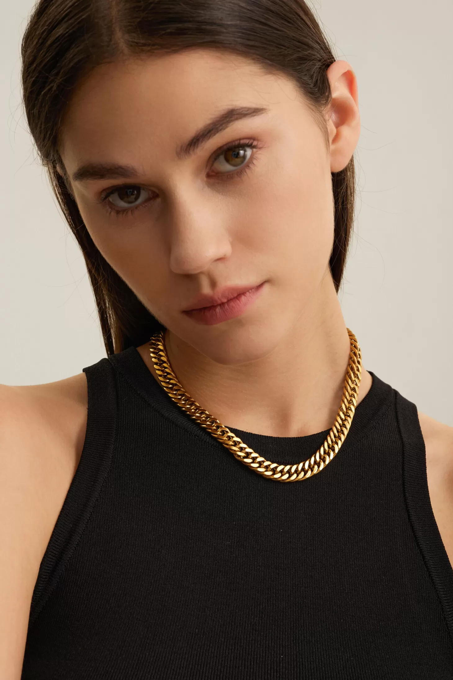 Les Soeurs Ketting Raya Cuban Chain Gold Shop