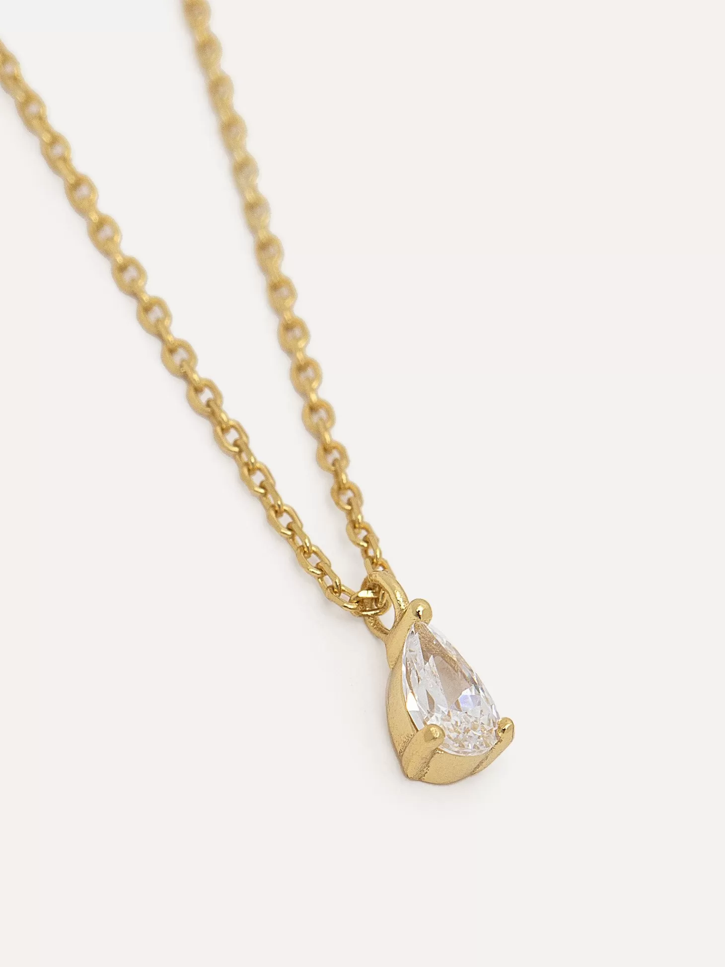 Les Soeurs Ketting Romee Extra Fine Chain Pear Gold Store