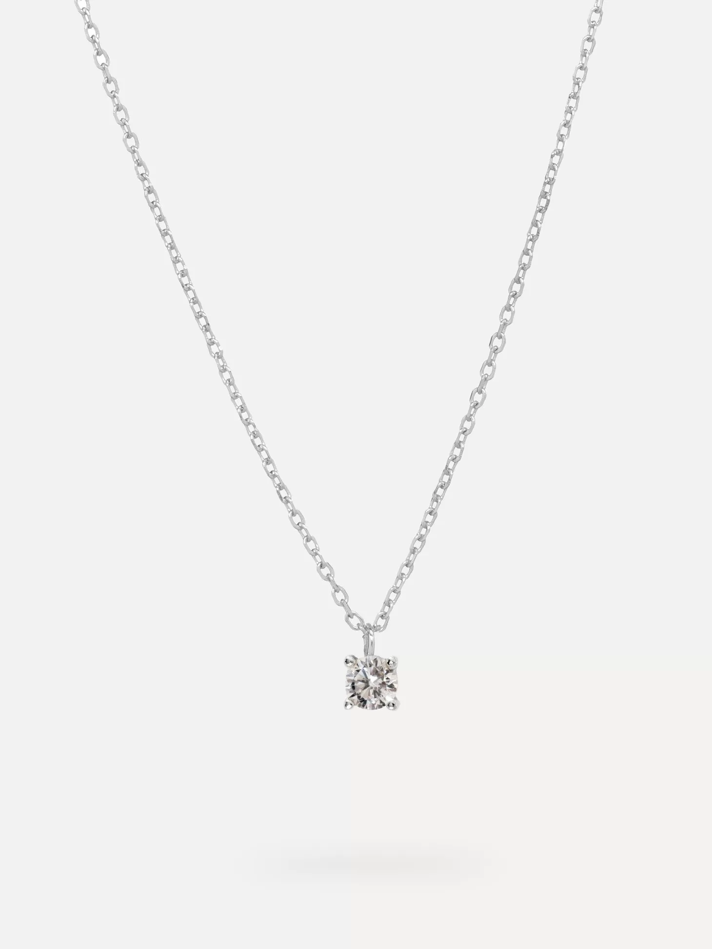 Les Soeurs Ketting Romee Extra Fine Chain Strass Silver Discount