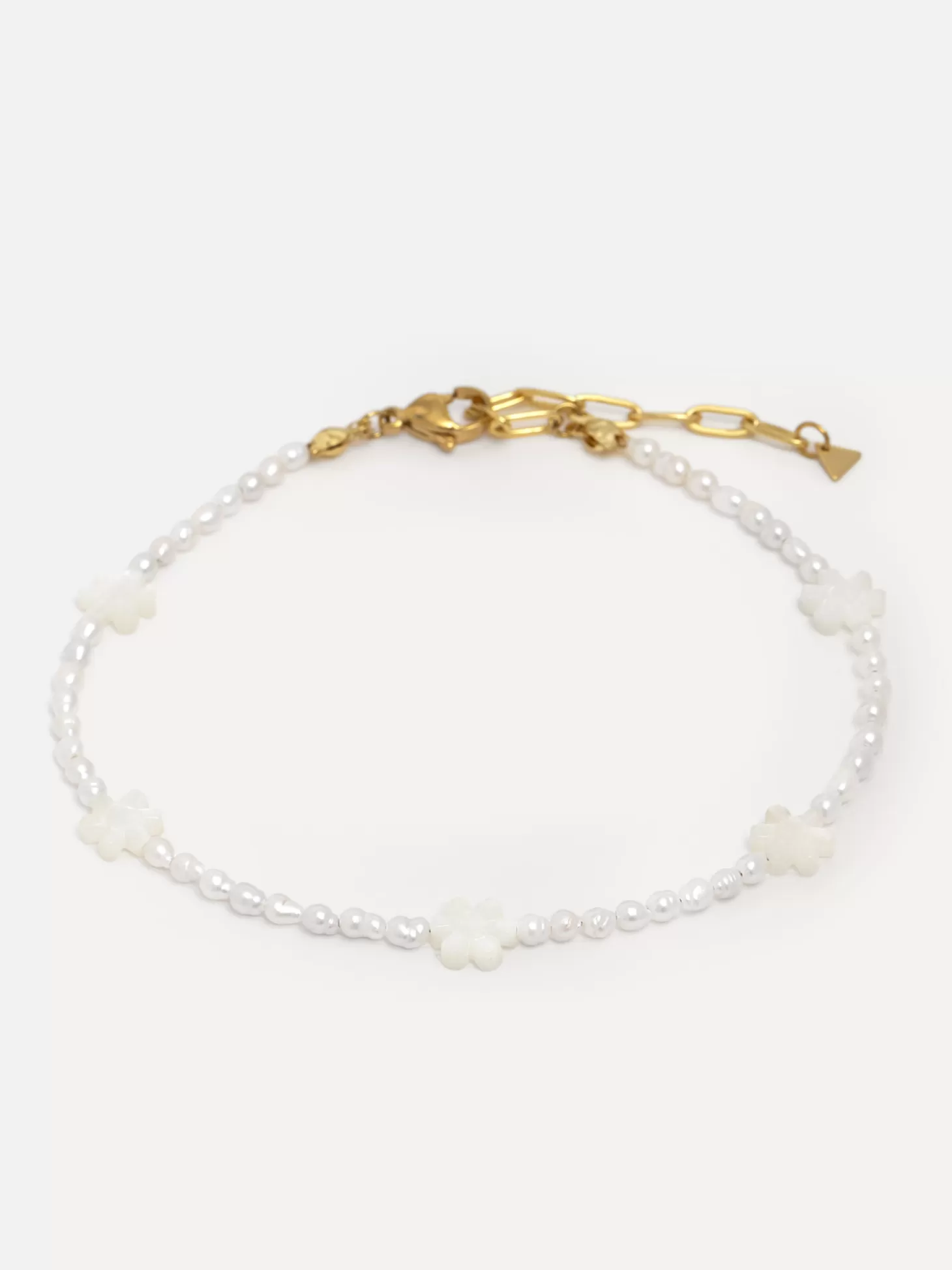 Les Soeurs Kralen Enkelbandje Daisy Pearl Fashion