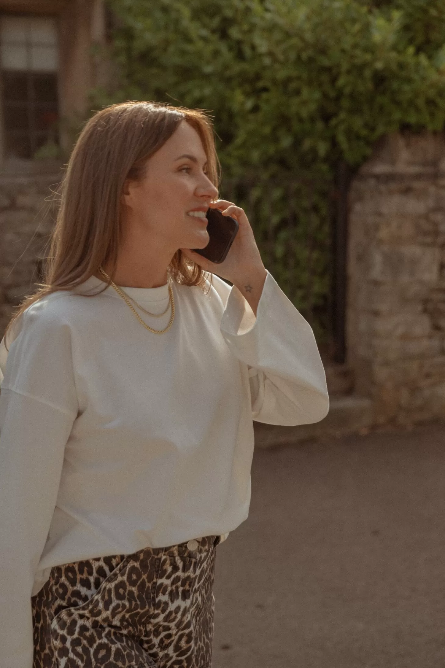 Les Soeurs Lange Mouwen T-Shirt Aline White Cheap