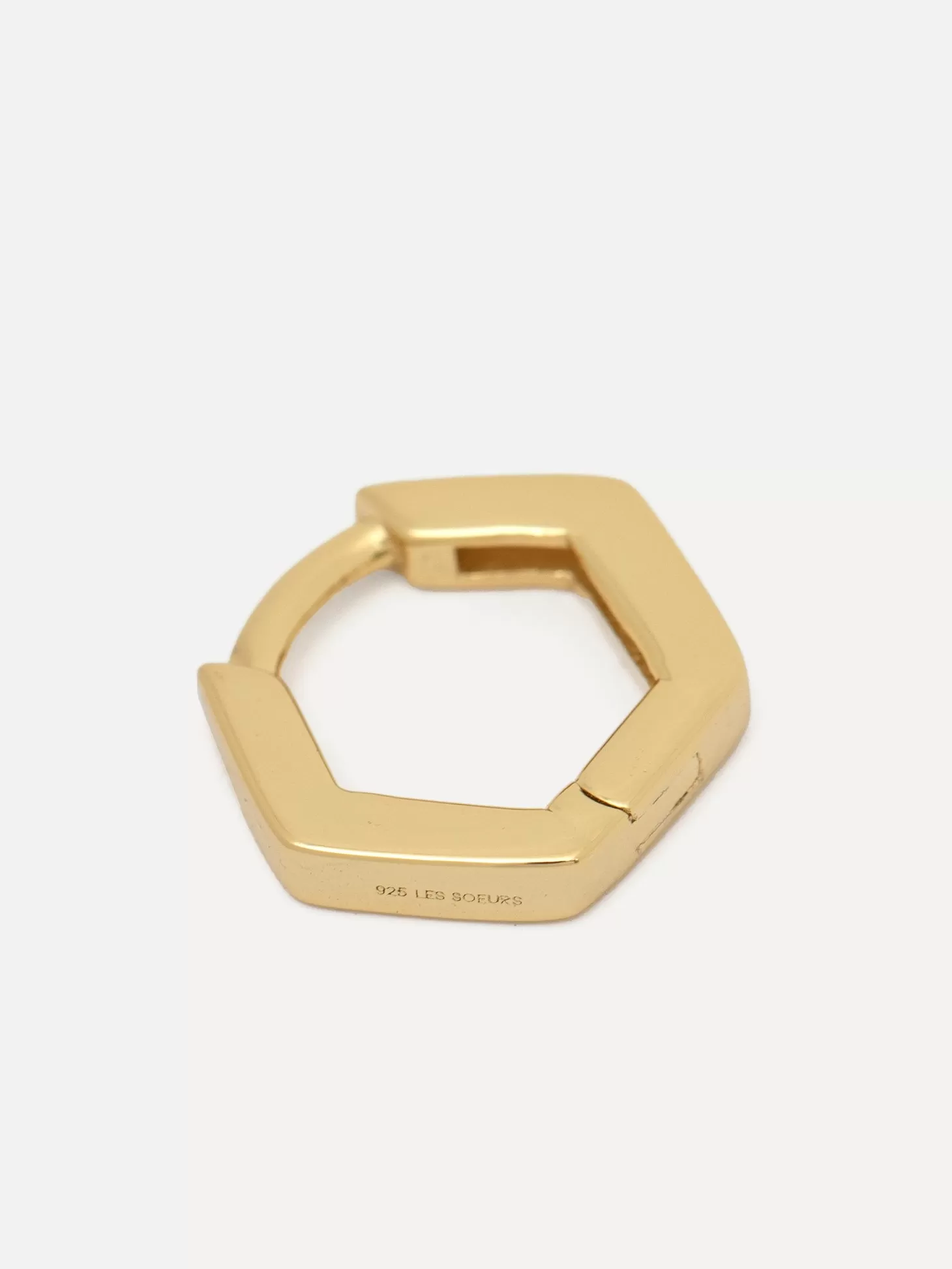 Les Soeurs Oorbel Jeanne Hexagon Gold New