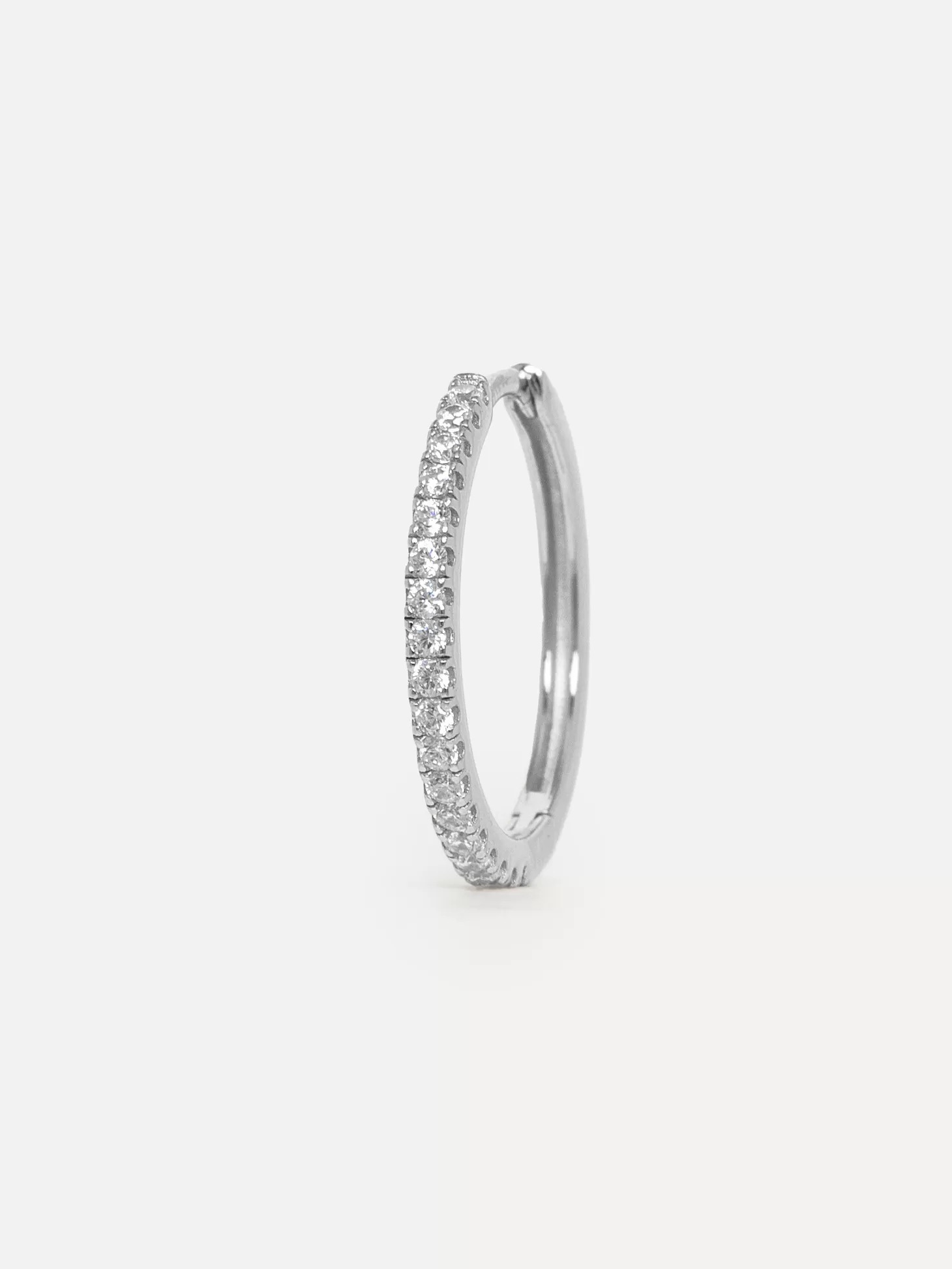 Les Soeurs Oorbel Jeanne Large Strass Silver Cheap