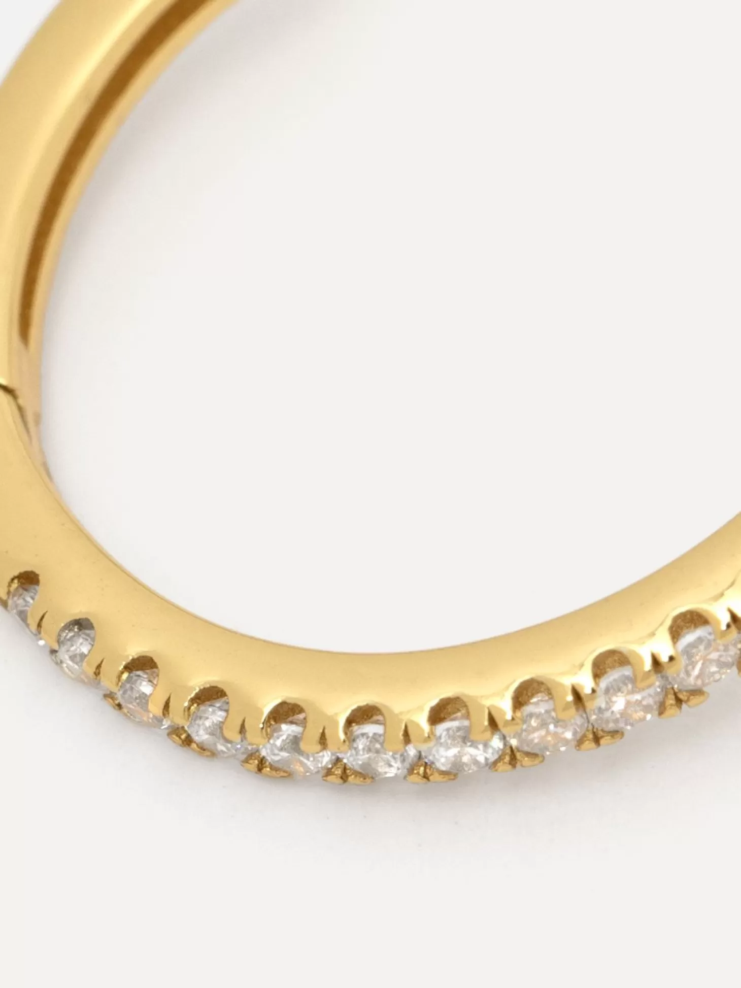 Les Soeurs Oorbel Jeanne Large Strass Gold Store