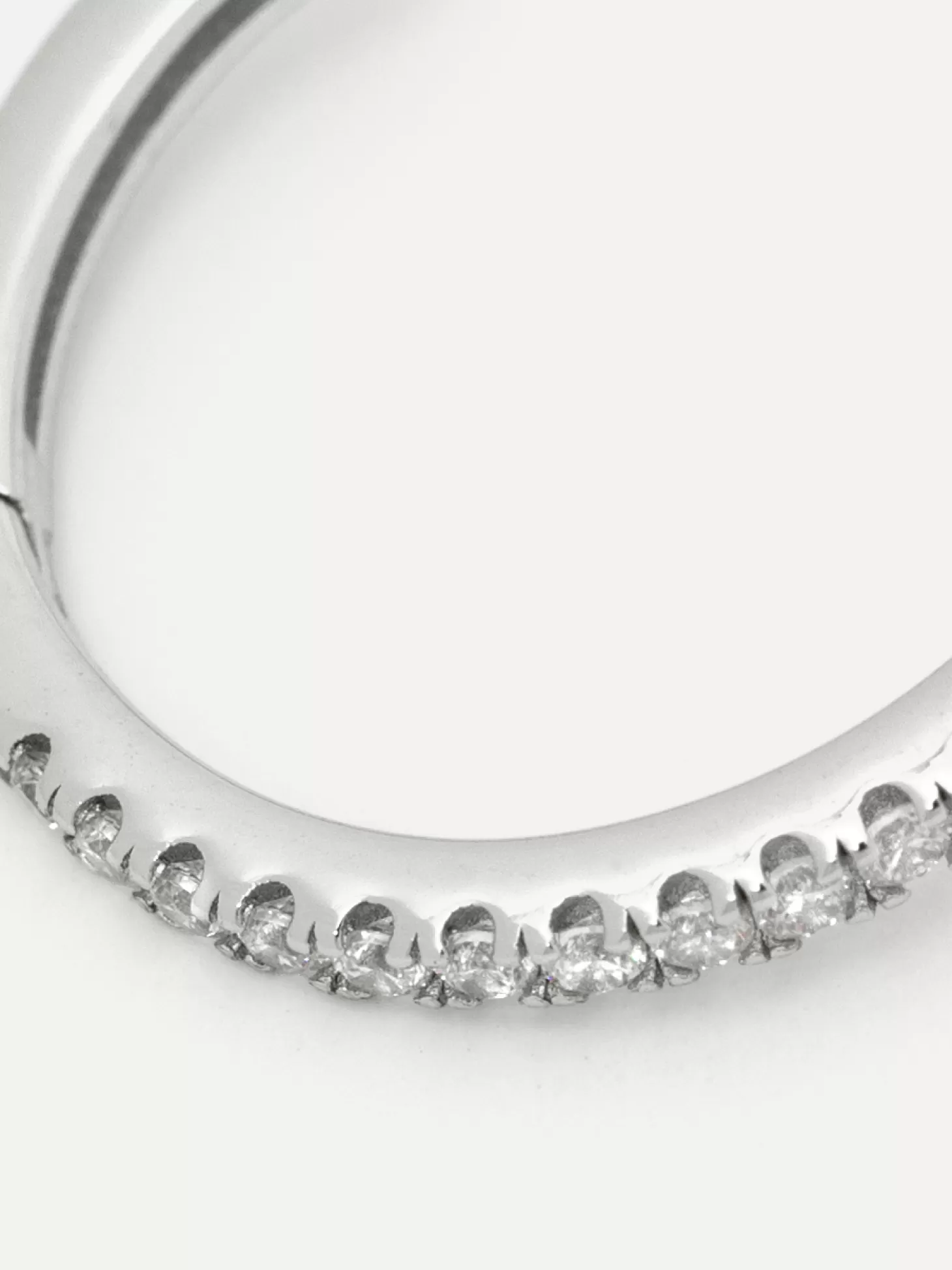 Les Soeurs Oorbel Jeanne Large Strass Silver Cheap