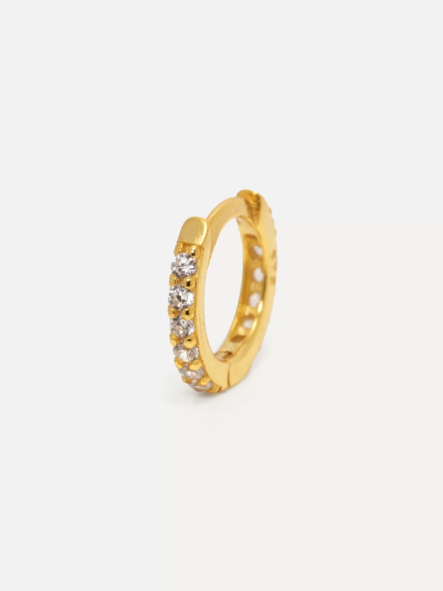 Les Soeurs Oorbel Jeanne Mini Strass Gold Clear New