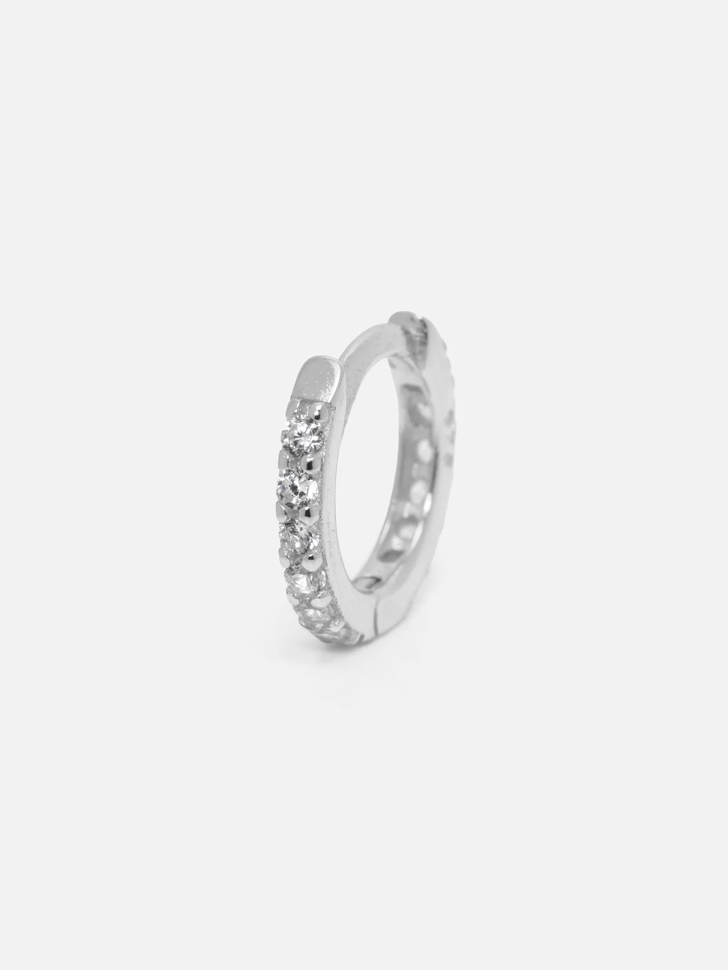 Les Soeurs Oorbel Jeanne Mini Strass Silver Clear Discount