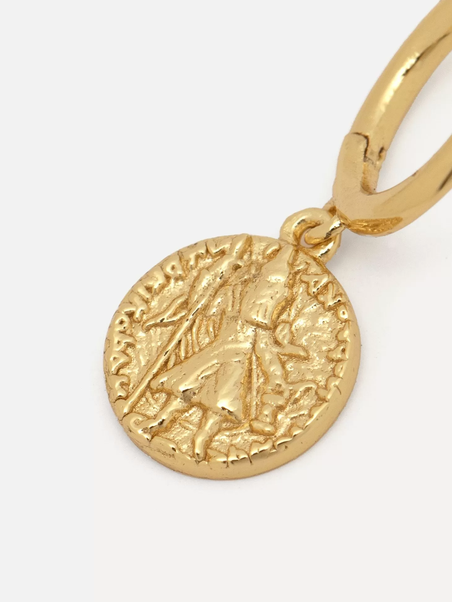 Les Soeurs Oorbel Jeanne Roman Coin Gold Best Sale