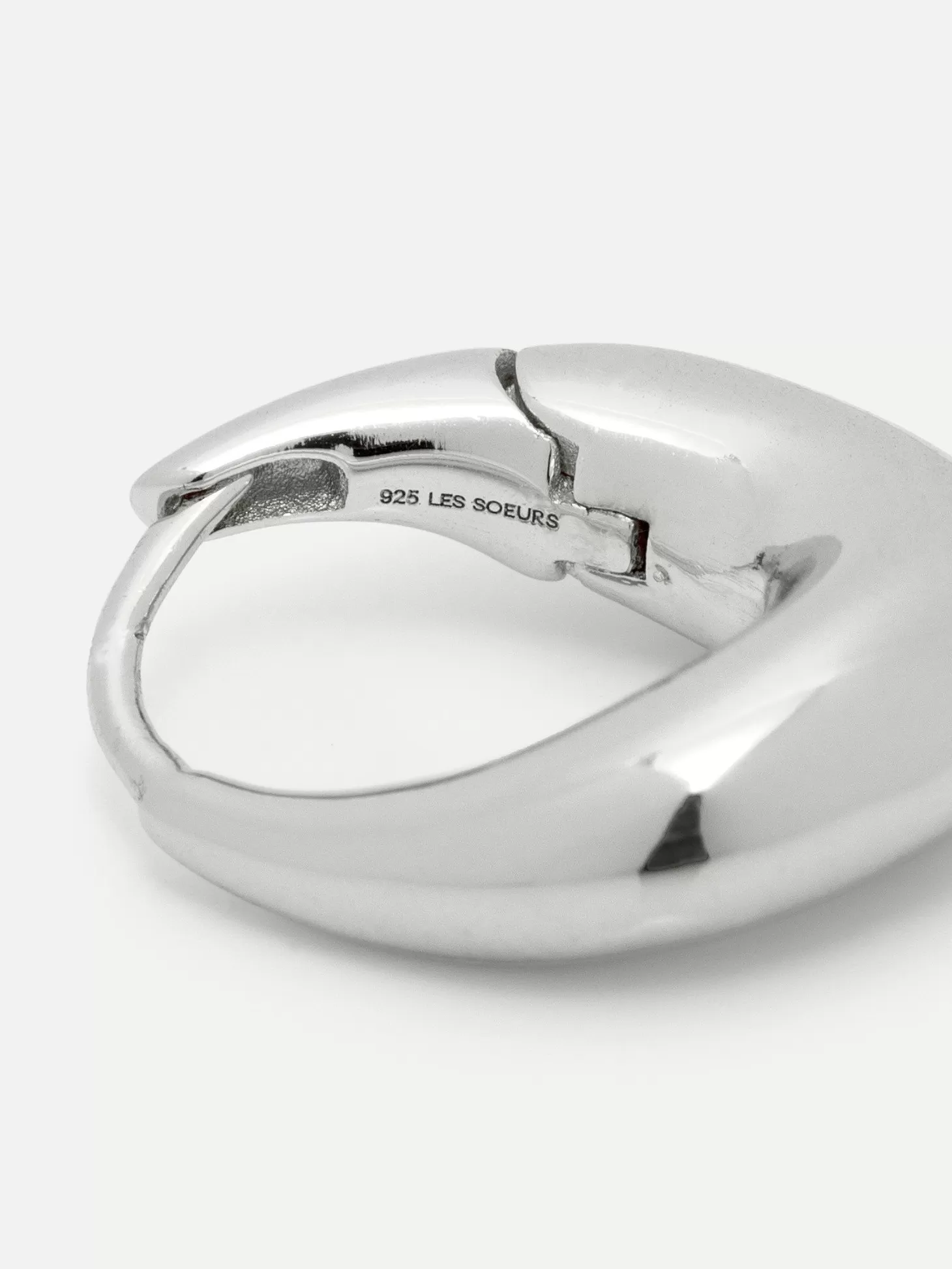 Les Soeurs Oorbel Joanne Flowy Silver Shop