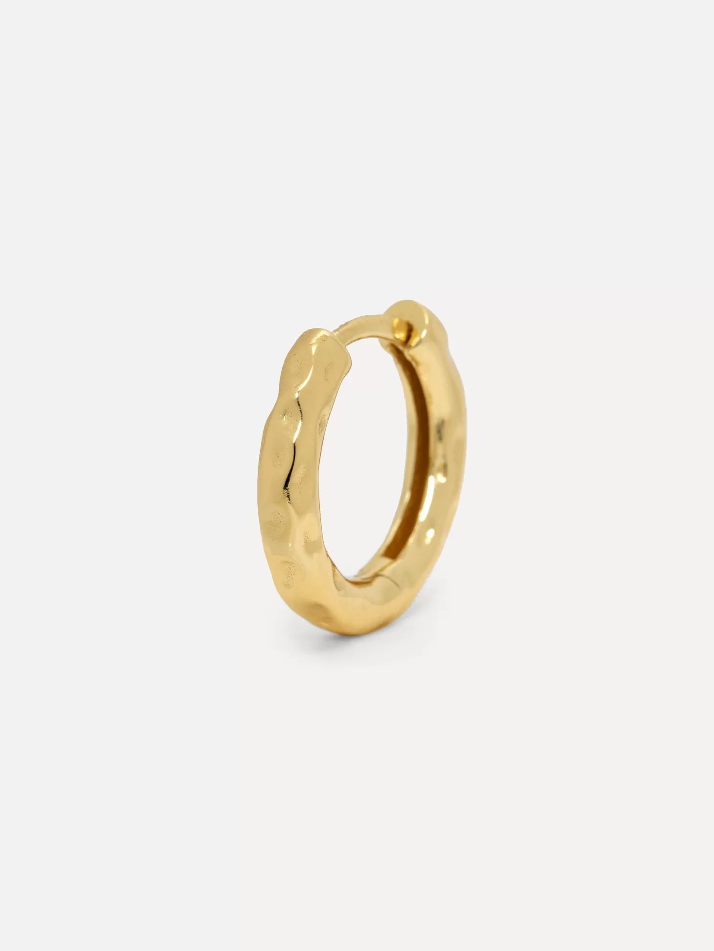 Les Soeurs Oorbel Joanne Hammered Gold Cheap