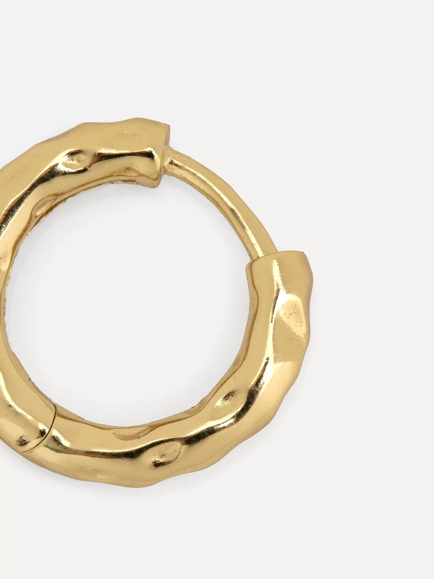 Les Soeurs Oorbel Joanne Hammered Gold Cheap
